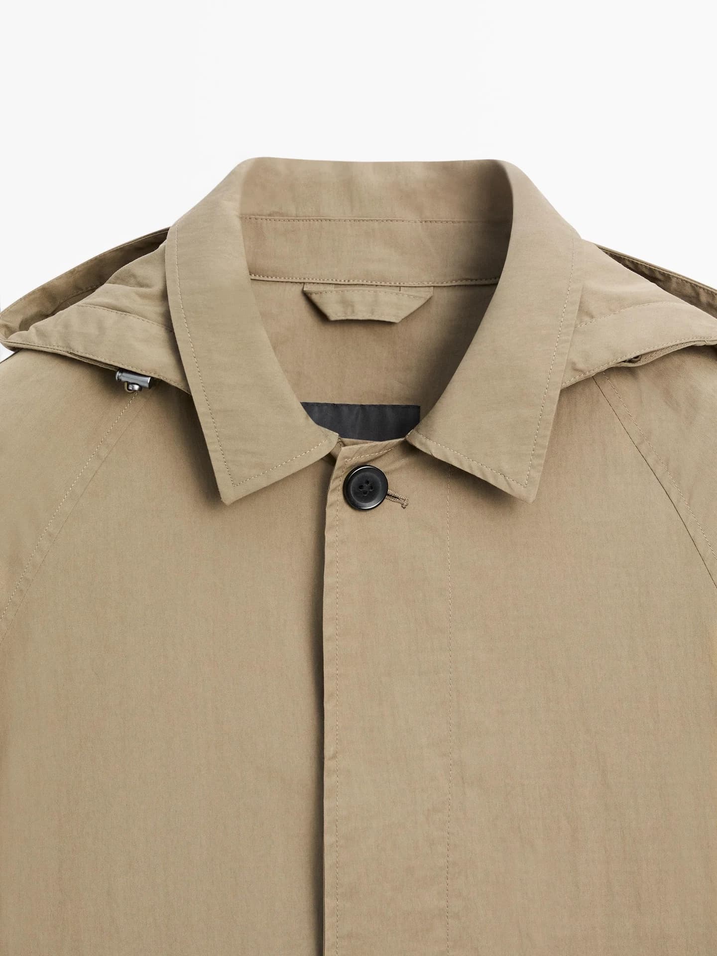 Парка из смесового хлопка с карманами