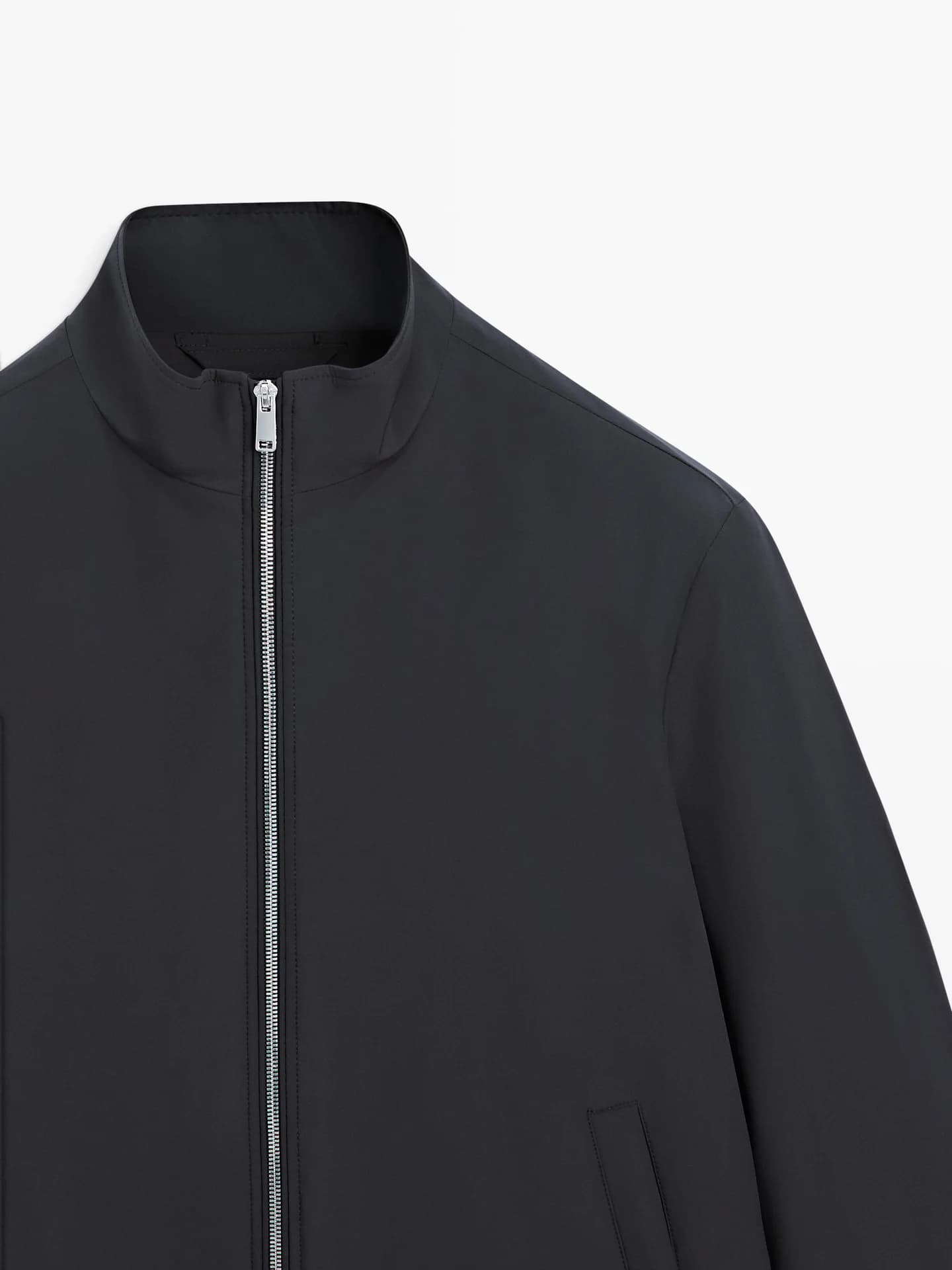 Двусторонняя куртка из эластичной ткани. - фото 3