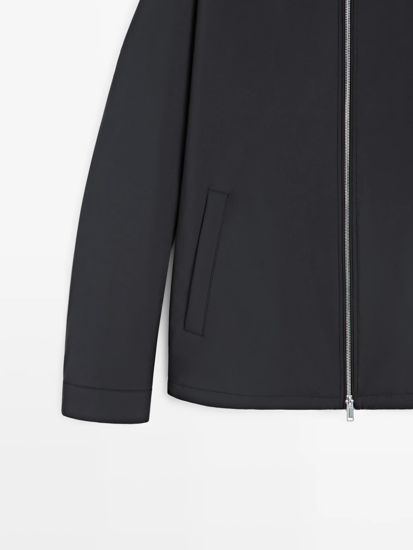 Двусторонняя куртка из эластичной ткани. - фото 6