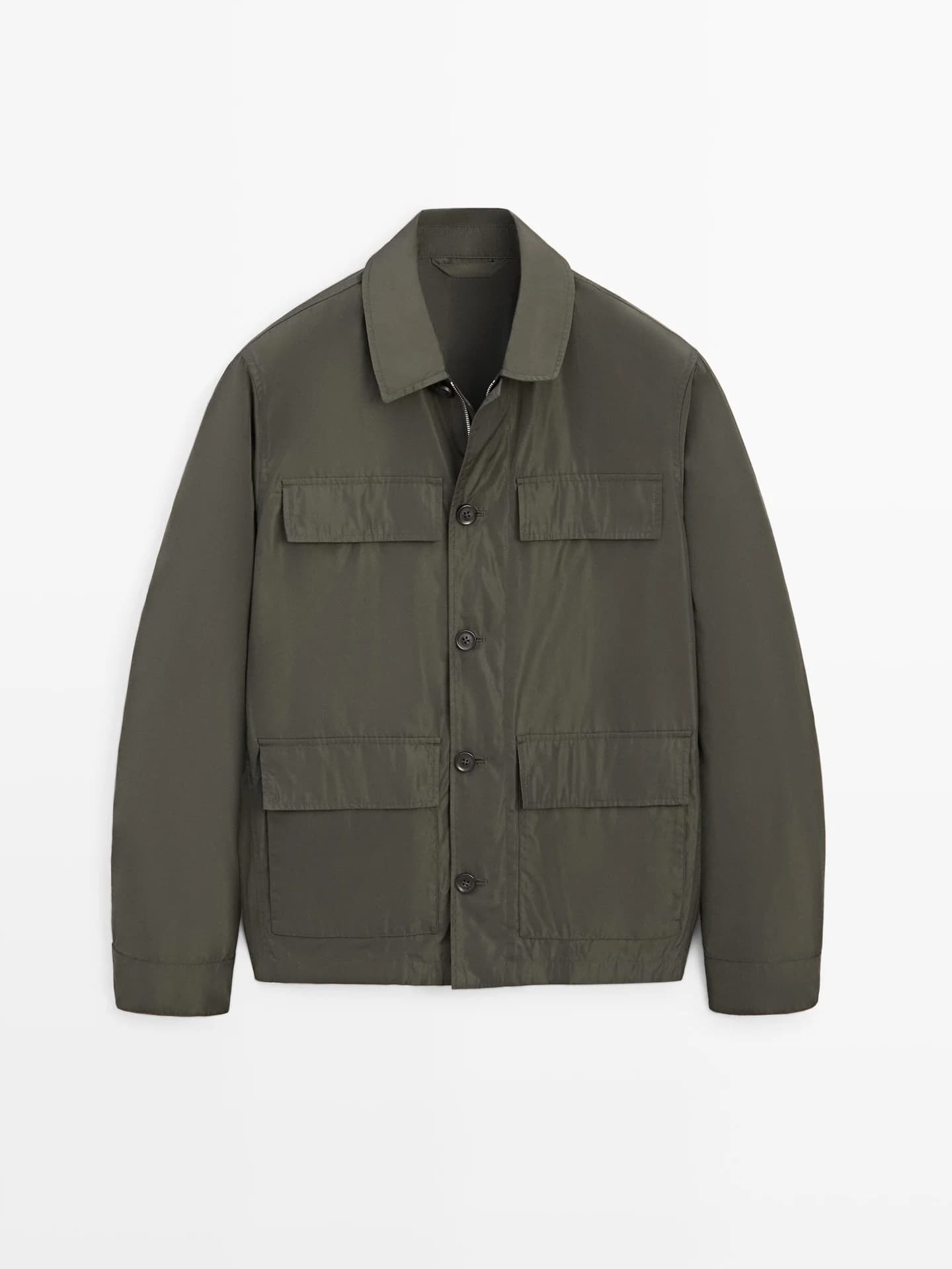 Легкая куртка с карманами - фото 5