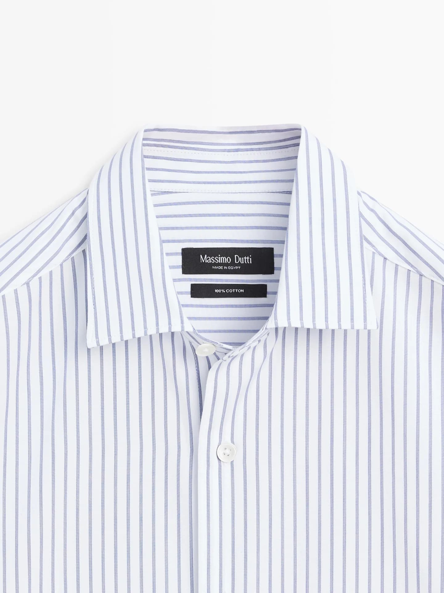 Полосатая рубашка обычного кроя - фото 3