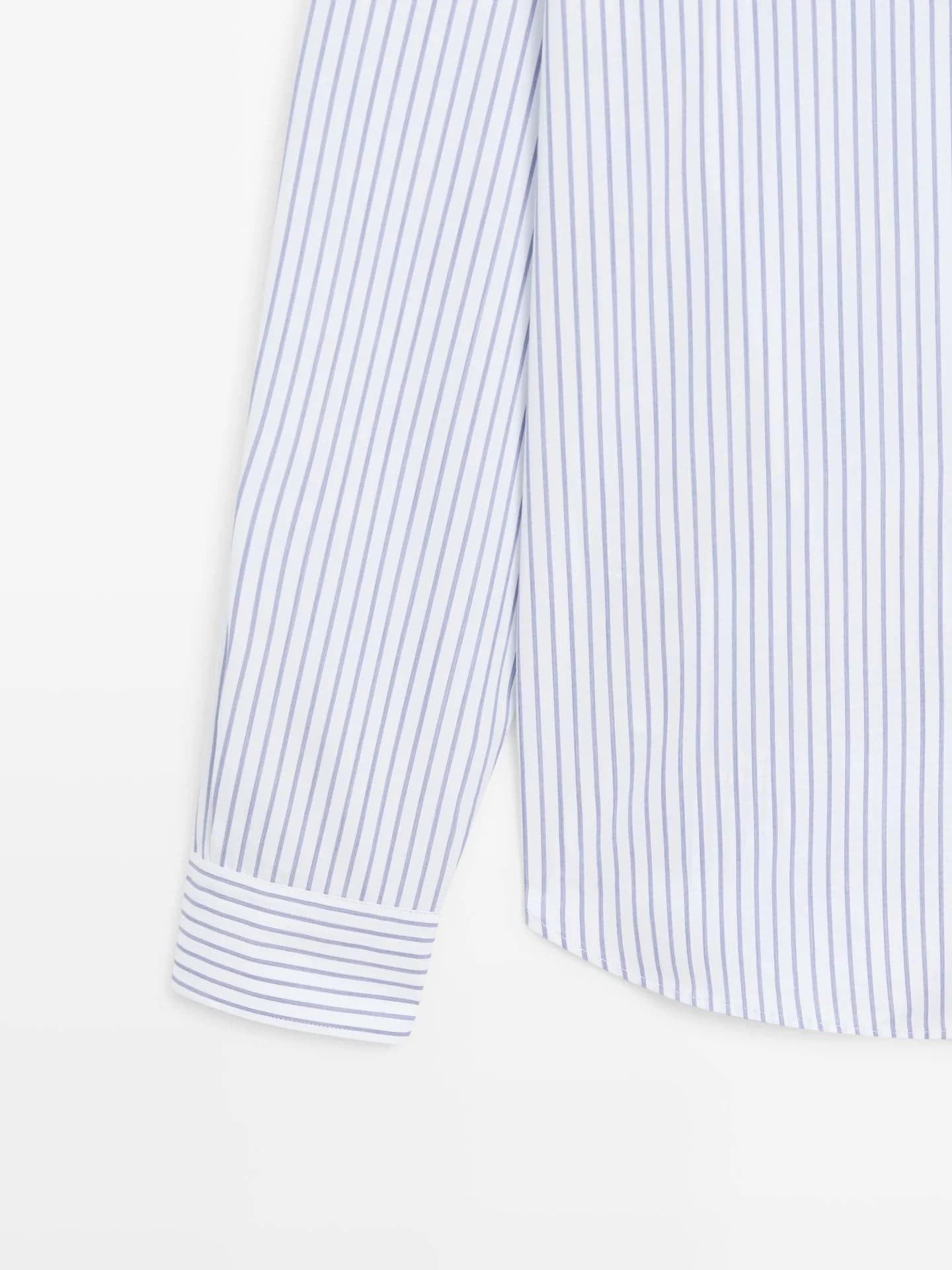 Полосатая рубашка обычного кроя - фото 5