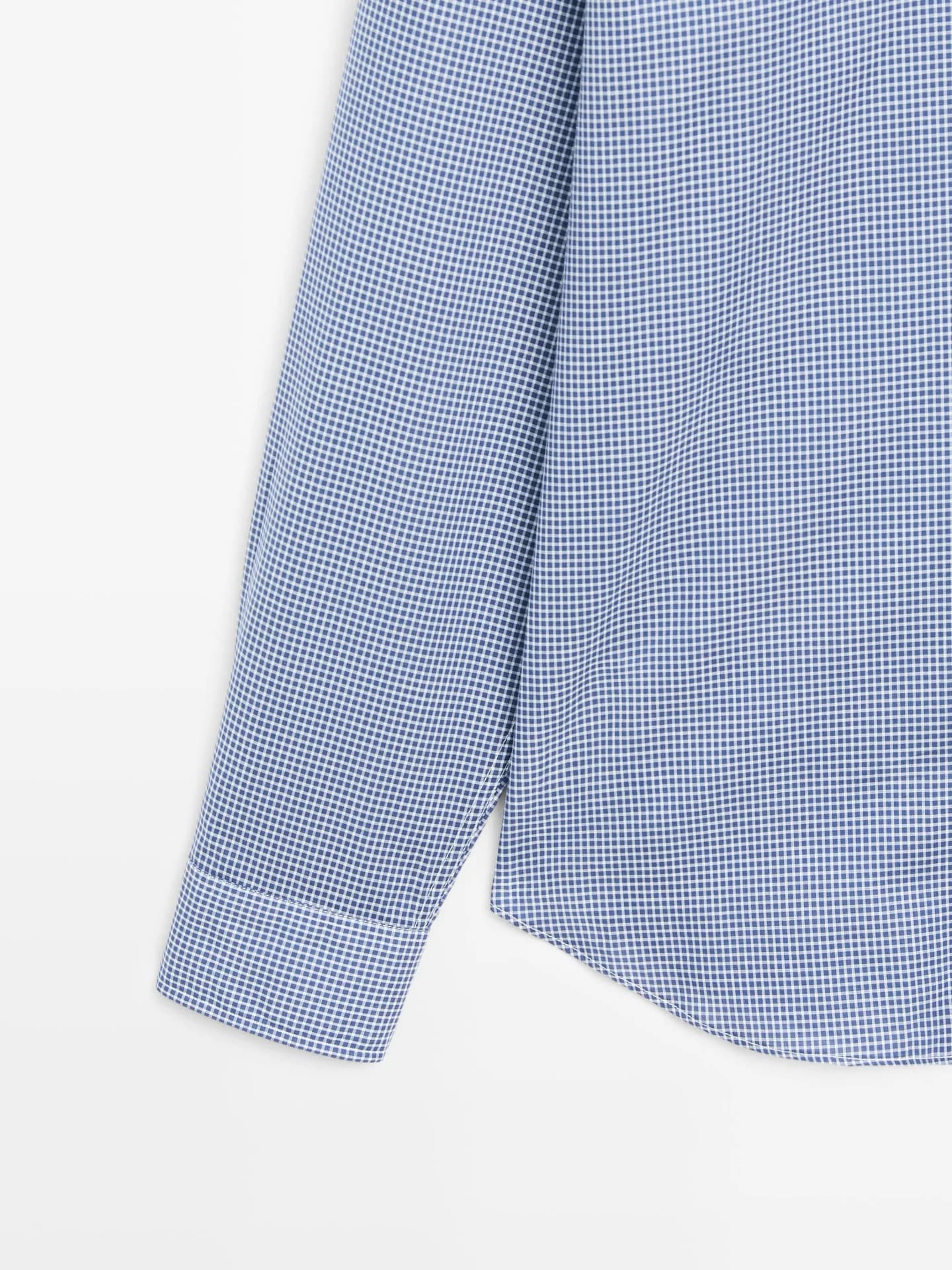 Рубашка стандартного кроя в клетку, 100 % хлопок. - фото 7