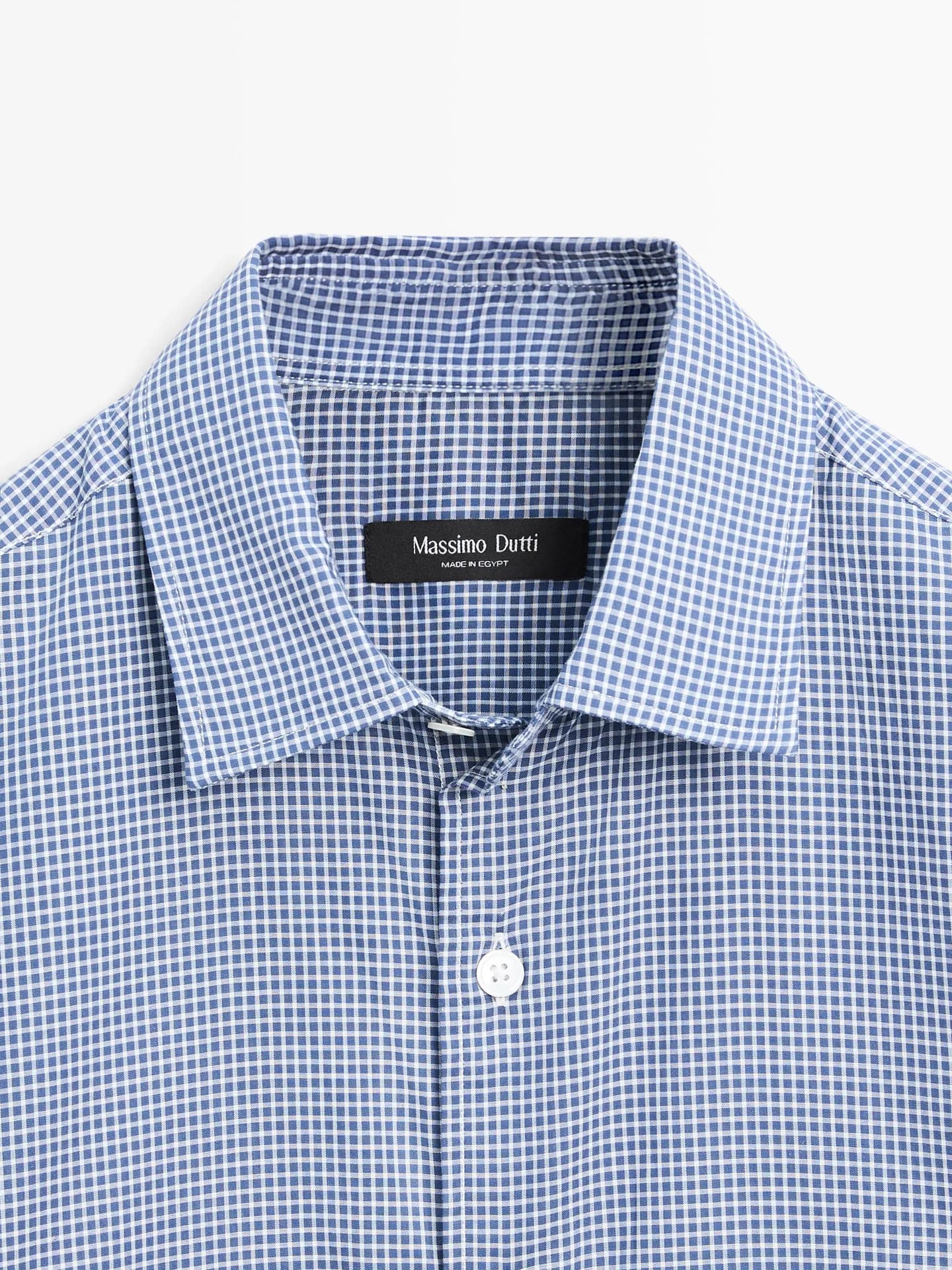 Рубашка стандартного кроя в клетку, 100 % хлопок. - фото 8