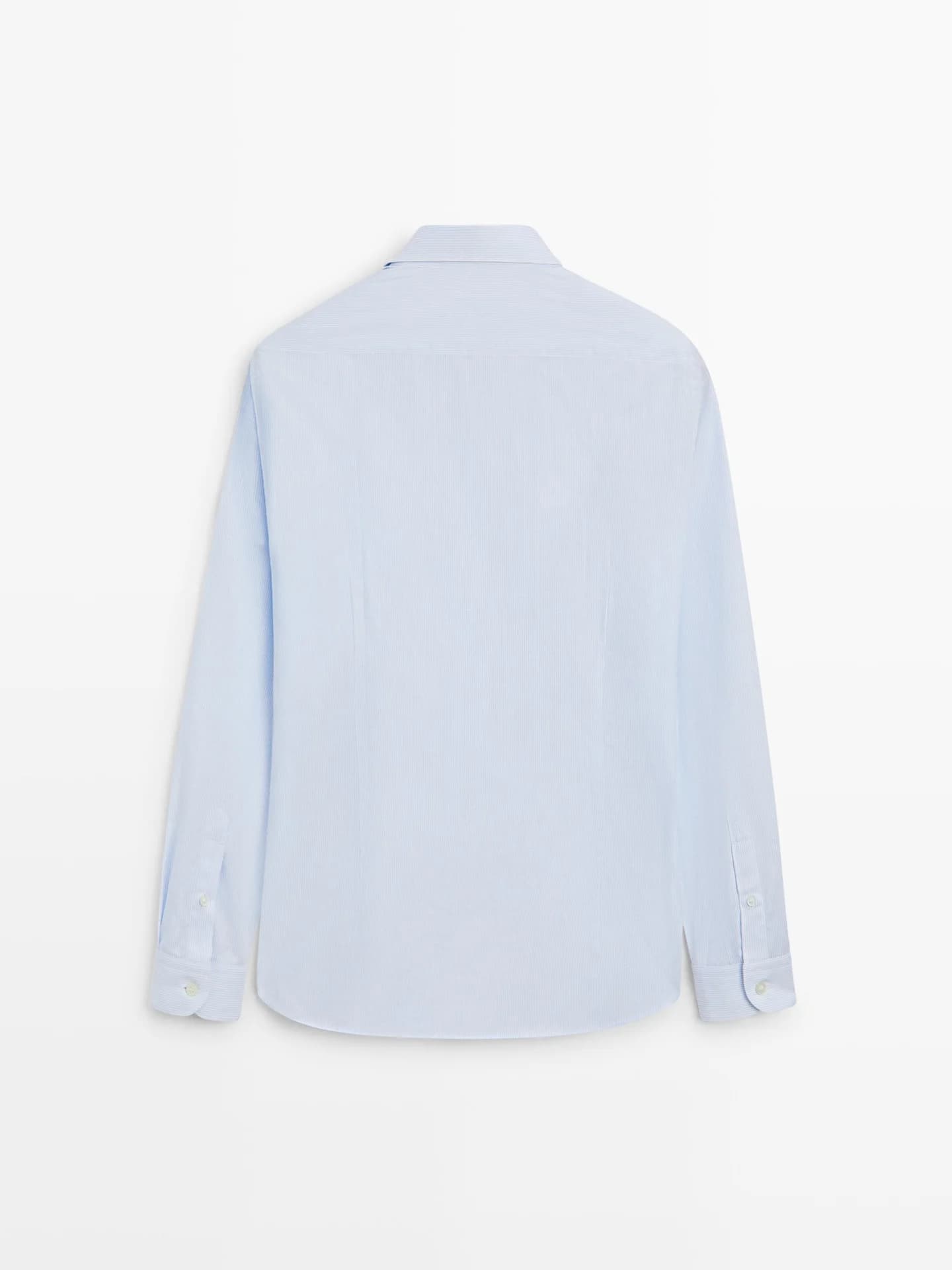 Рубашка приталенного кроя, 100% хлопок. - фото 2