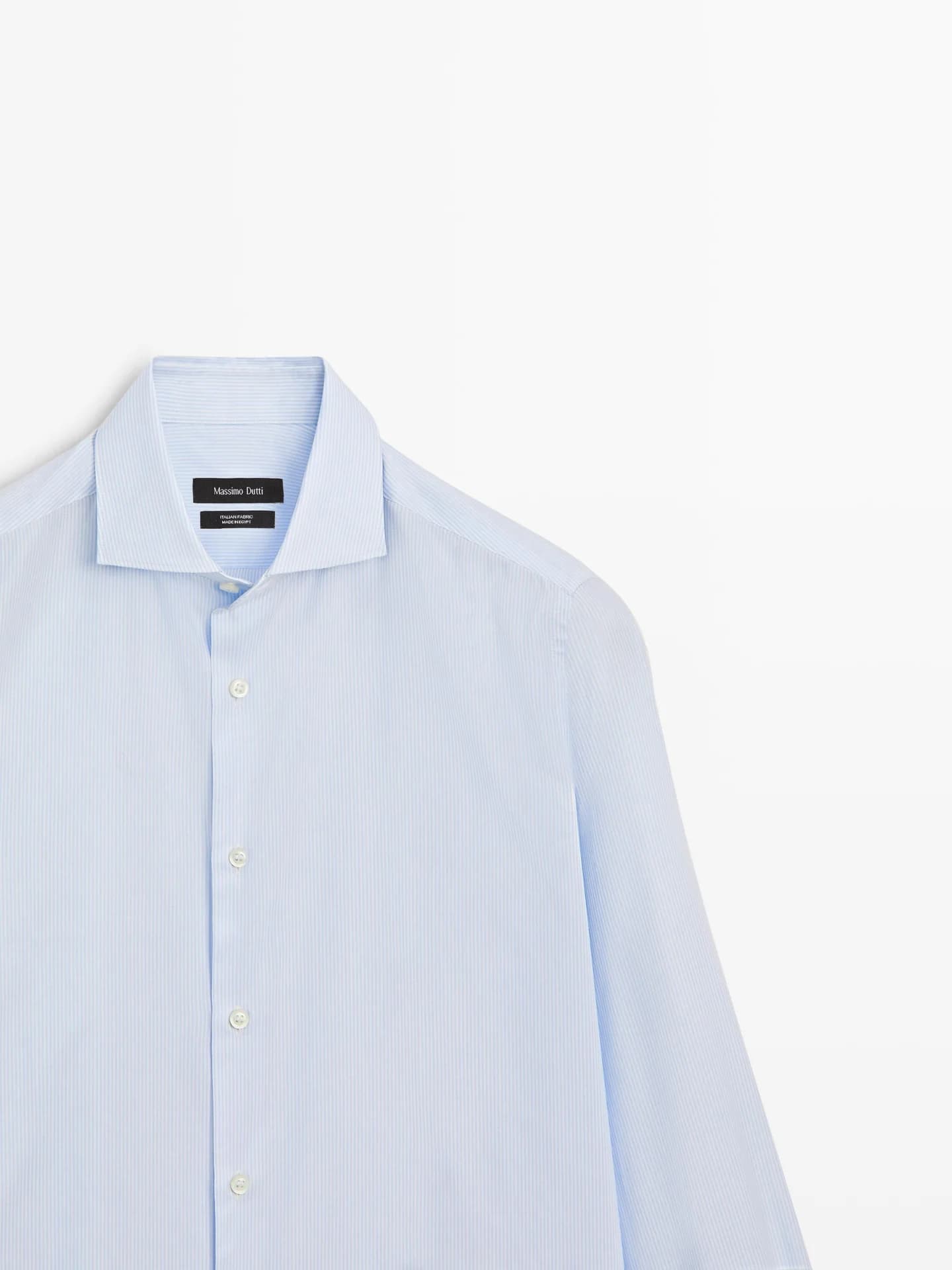 Рубашка приталенного кроя, 100% хлопок. - фото 7