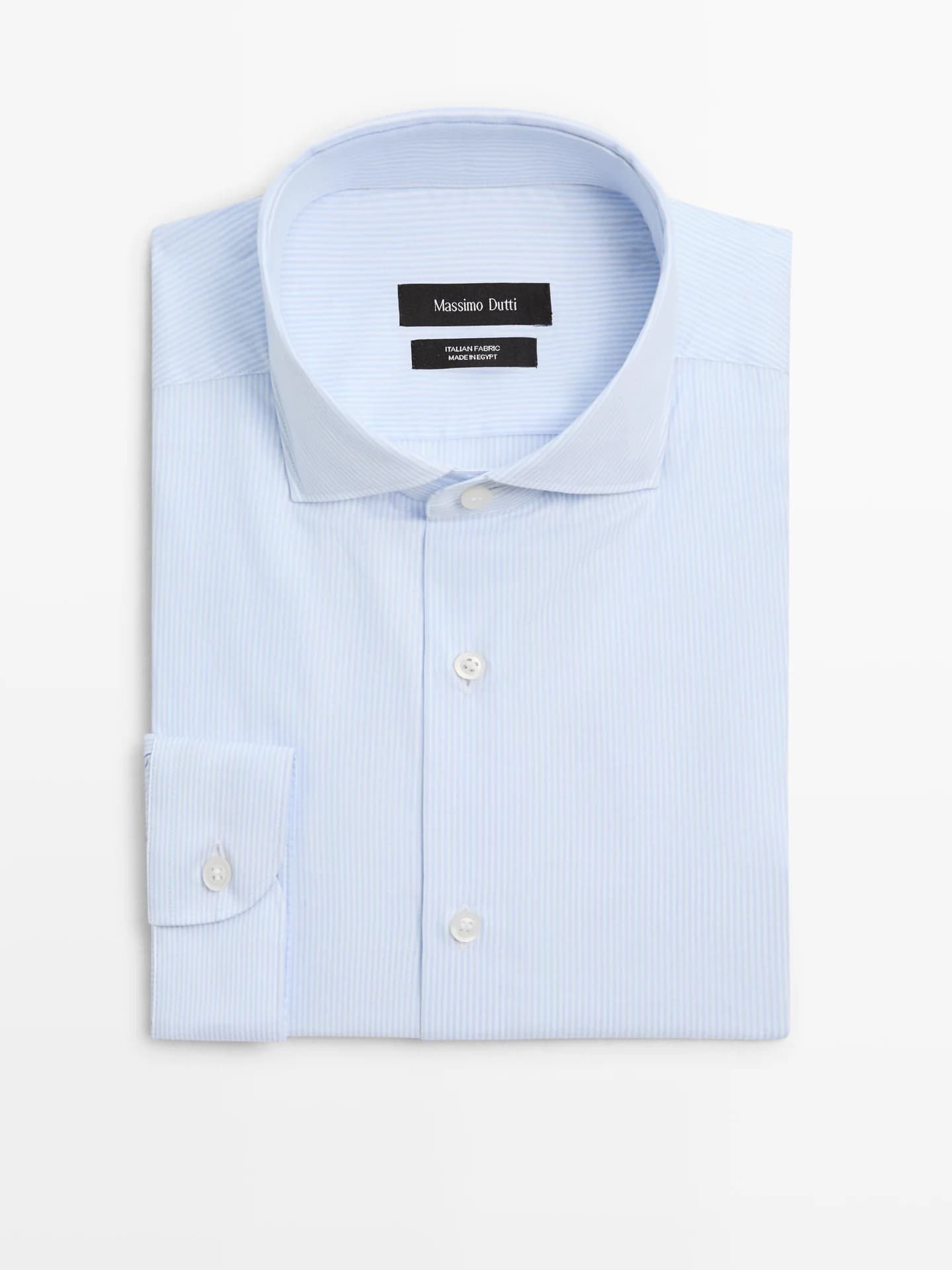 Рубашка приталенного кроя, 100% хлопок. - фото 8