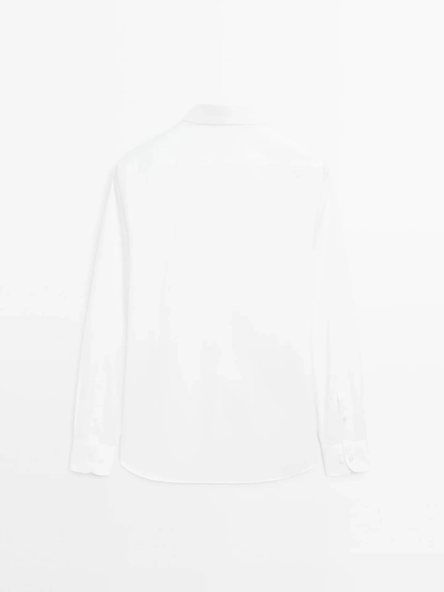 Тонкая рубашка из 100% хлопка. - фото 2