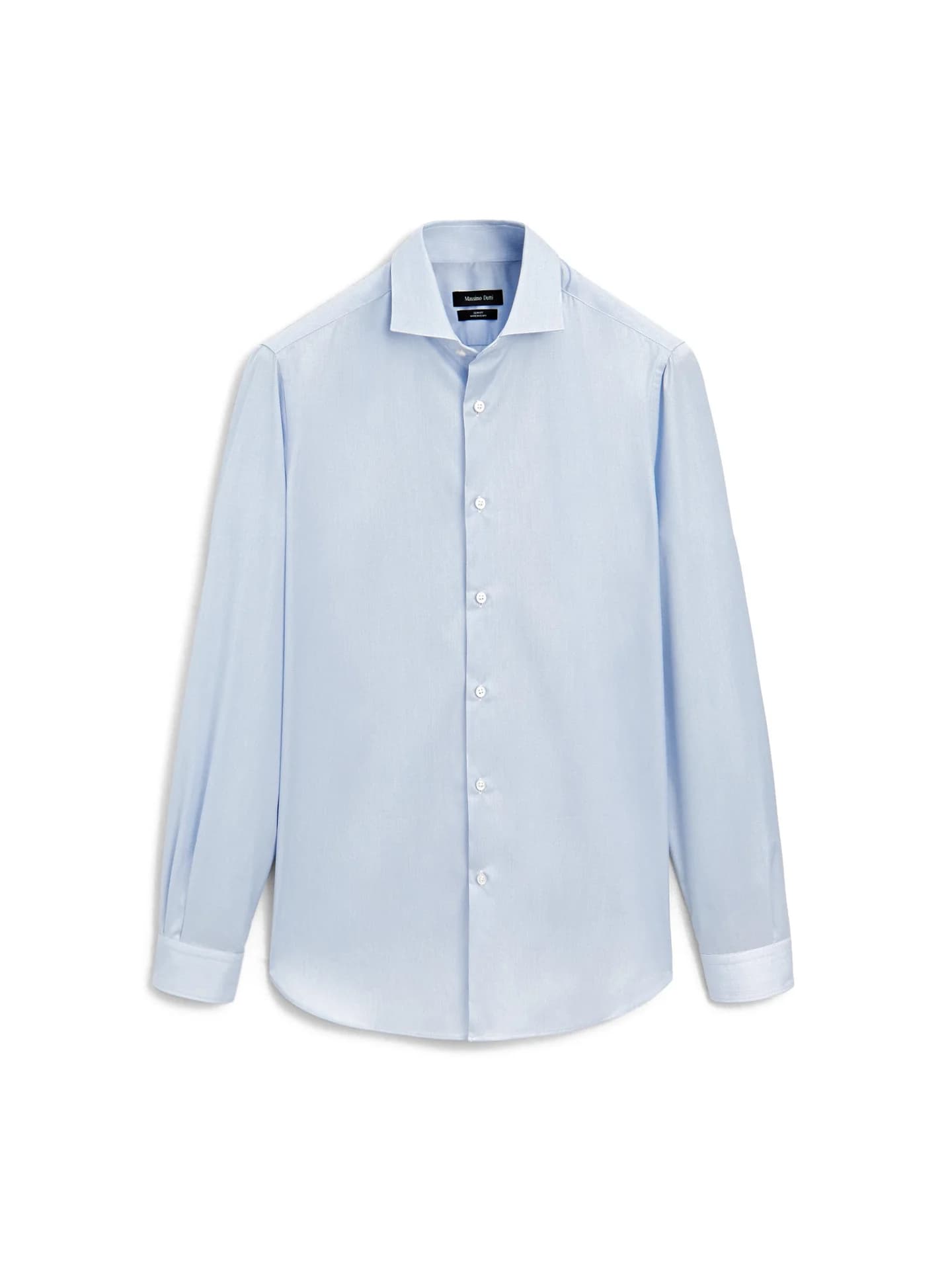 Узкая рубашка с микрополосками - фото 8