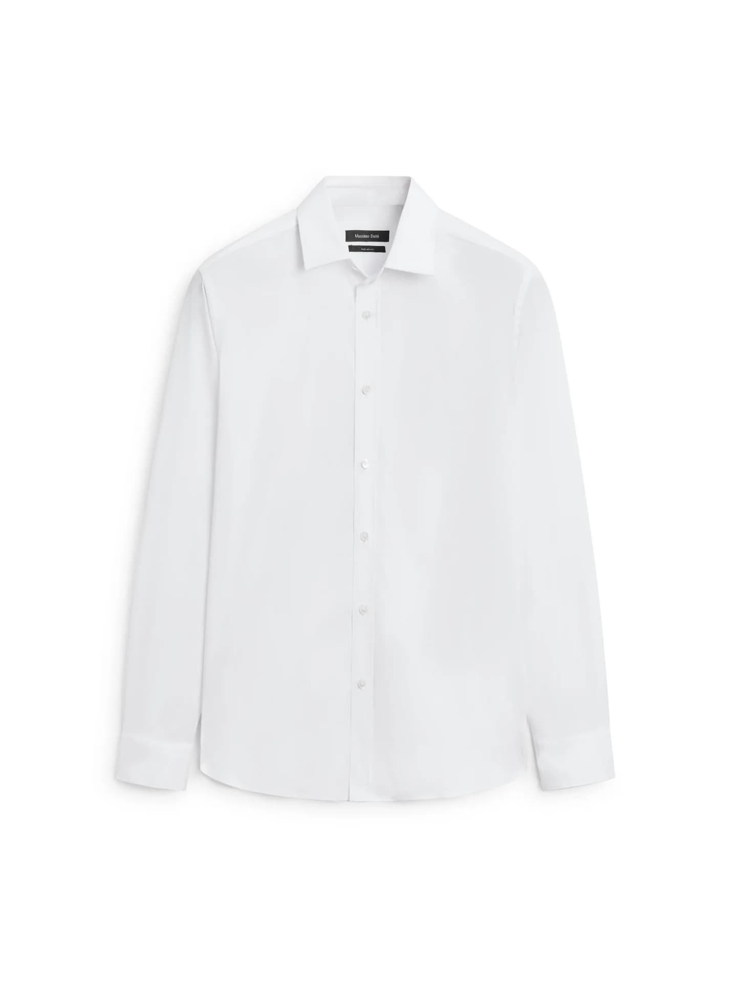 Эластичная рубашка из смесового хлопка. - фото 10