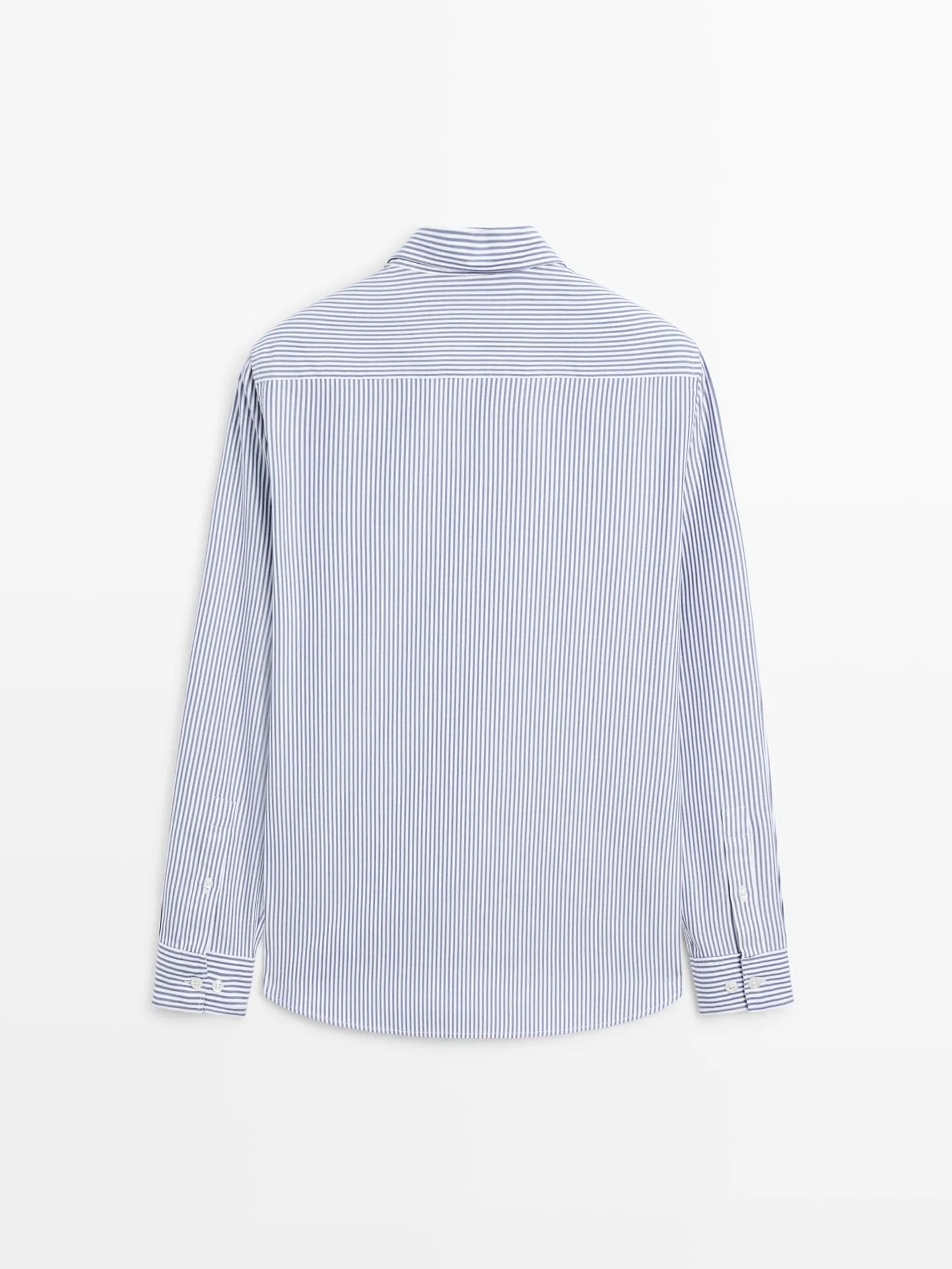 Рубашка Оксфорд из 100% хлопка. - фото 7