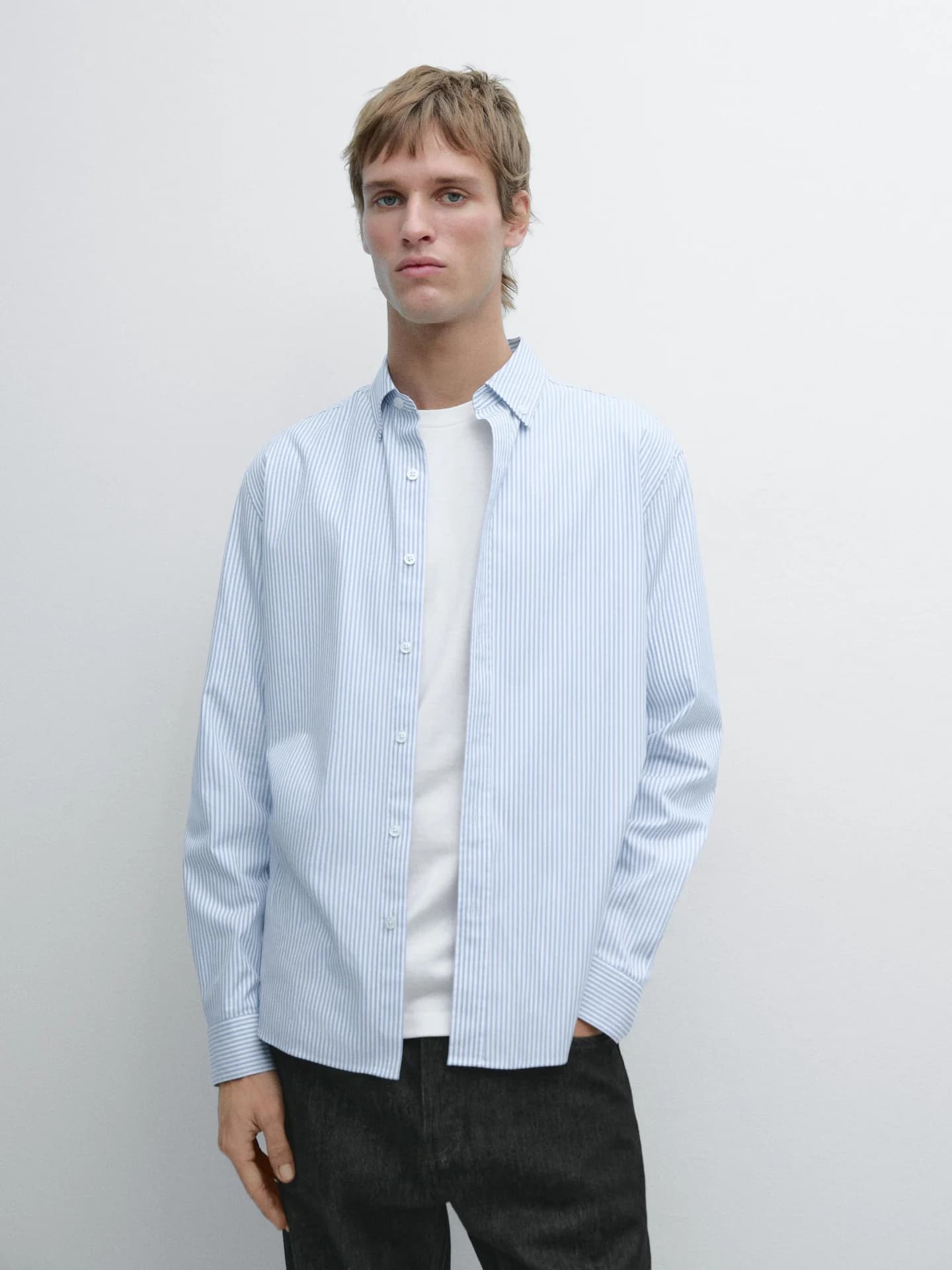 Рубашка Оксфорд из 100% хлопка. - фото 10