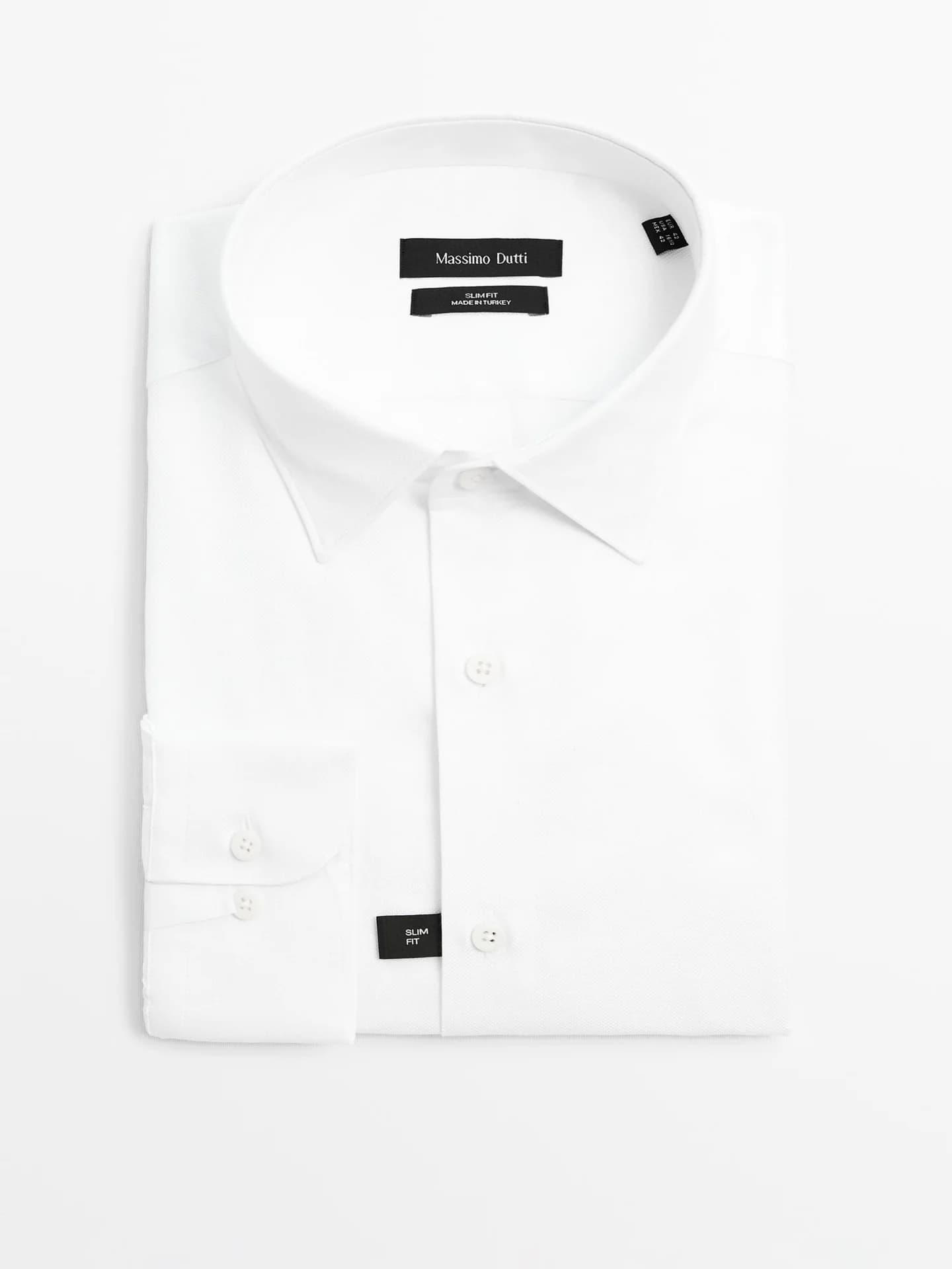 Рубашка-оксфорд приталенного кроя из 100% хлопка. - фото 17