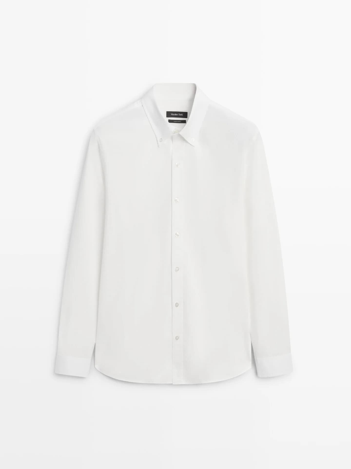 Рубашка стандартного кроя, 100% хлопок. - фото 6