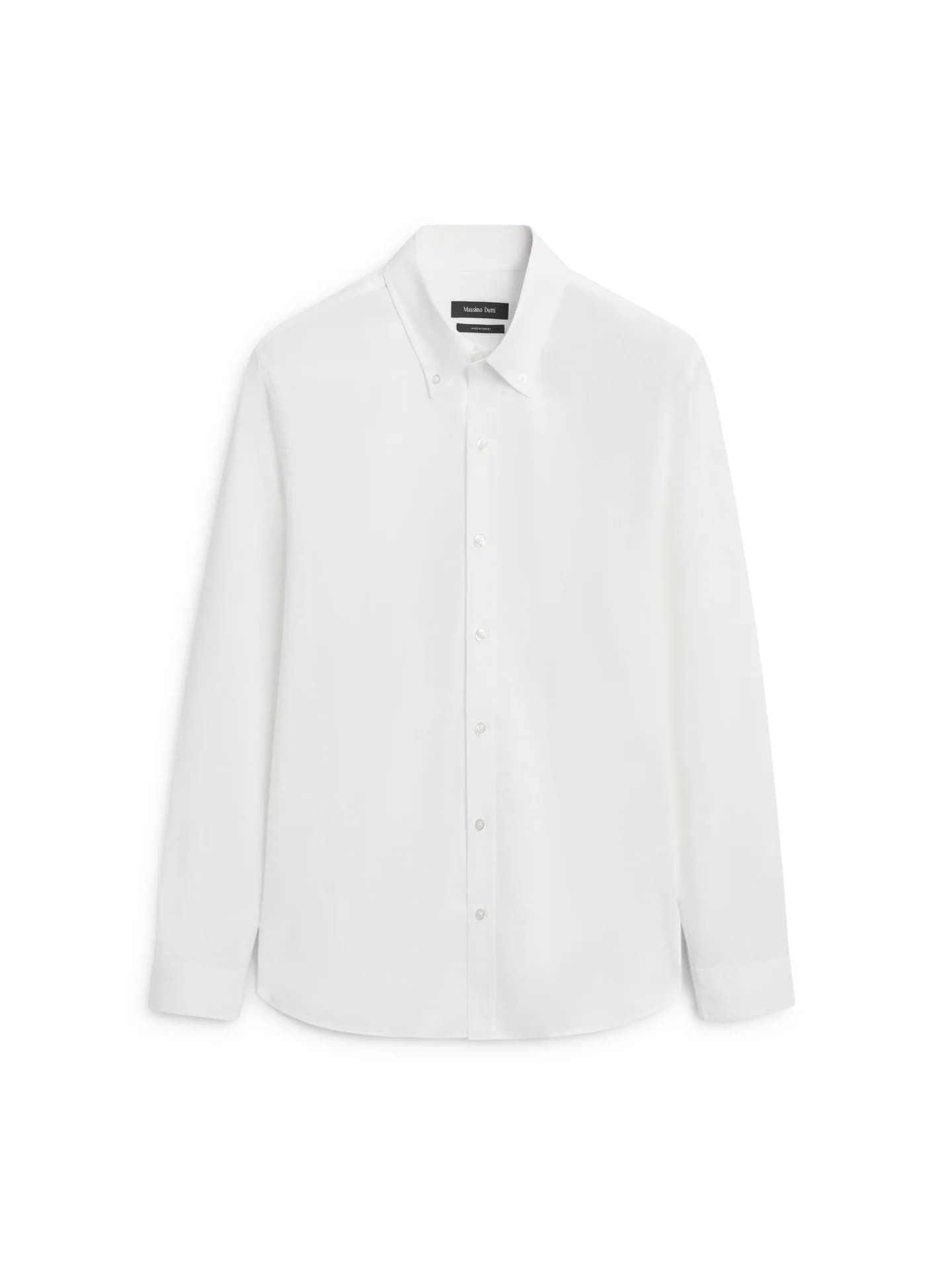 Рубашка стандартного кроя, 100% хлопок. - фото 8