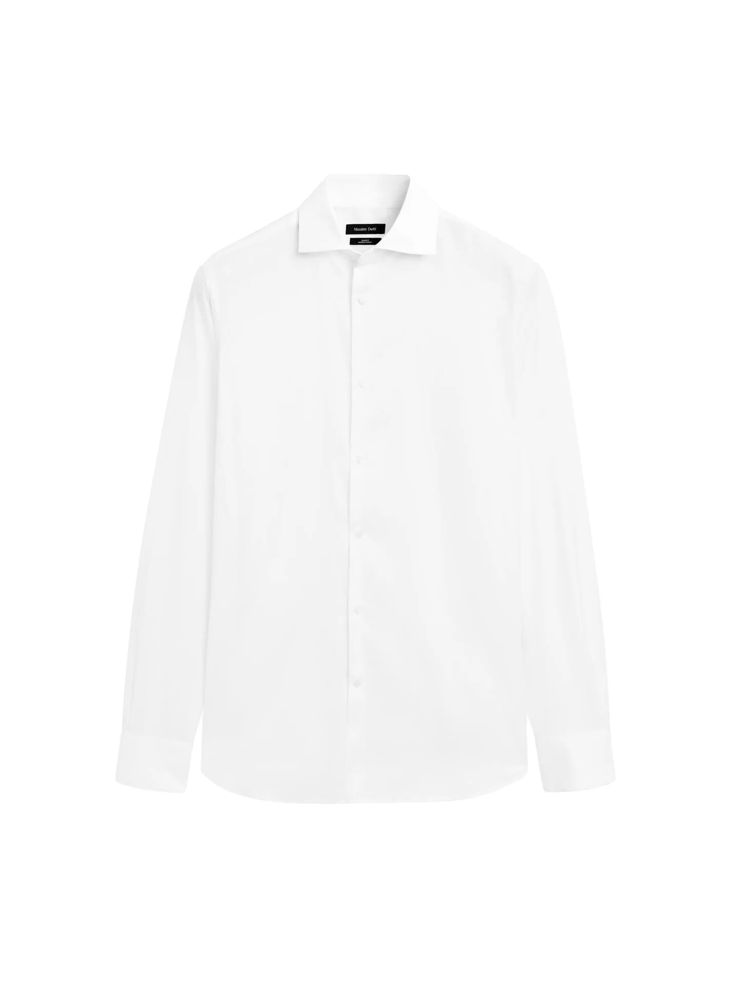 Рубашка стандартного кроя из 100% хлопка. - фото 6