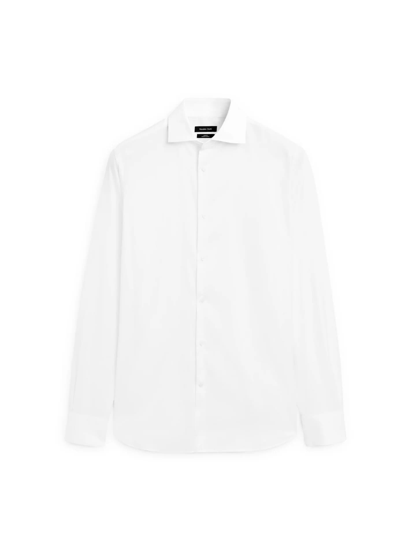 Рубашка стандартного кроя из 100% хлопка. - фото 7