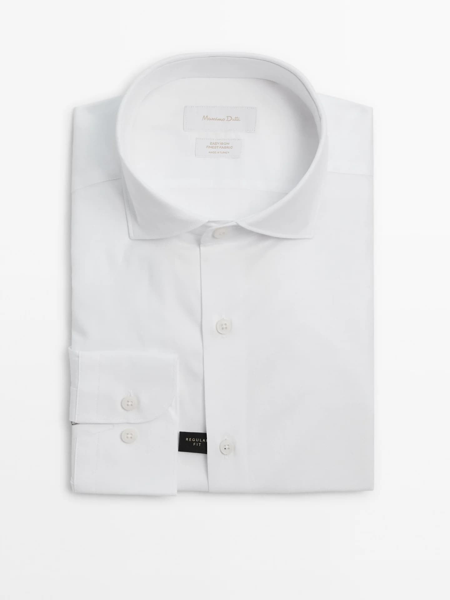 Рубашка стандартного кроя из 100% хлопка. - фото 8