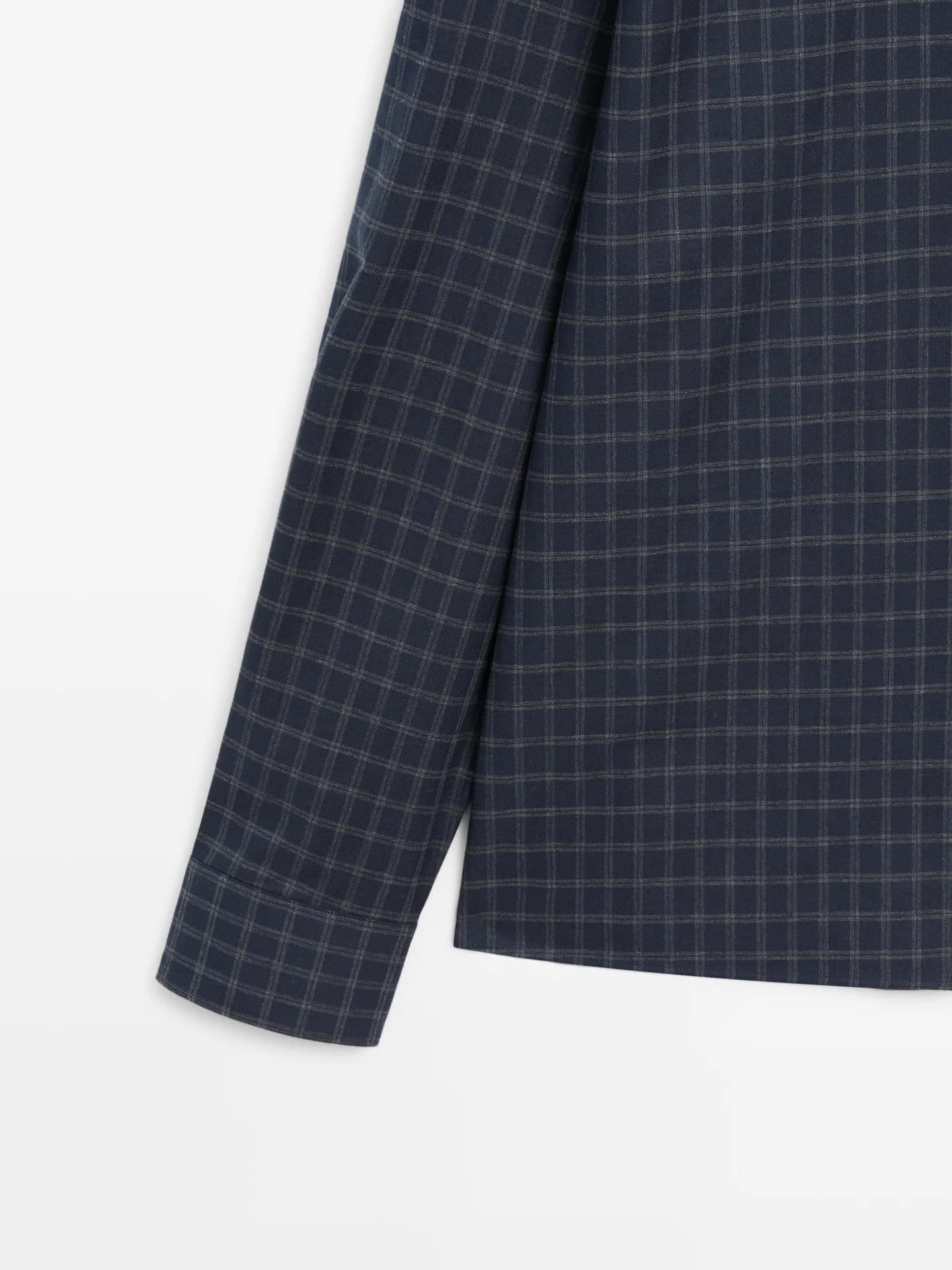 клетчатая рубашка свободного кроя - фото 6