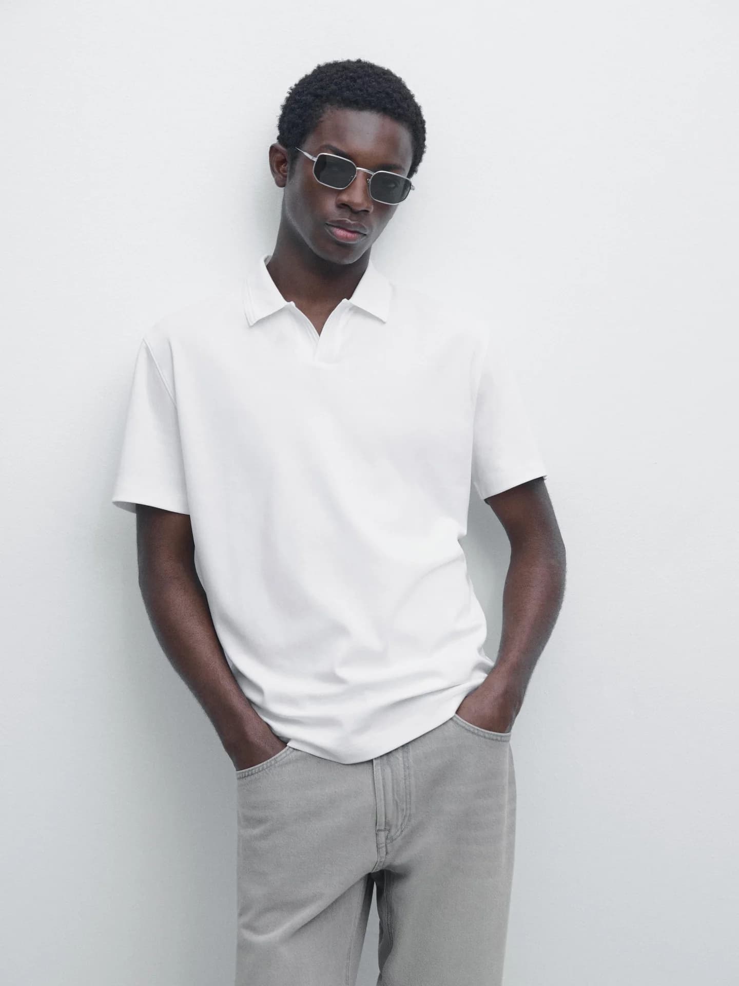 Поло с короткими рукавами, 100% хлопок.