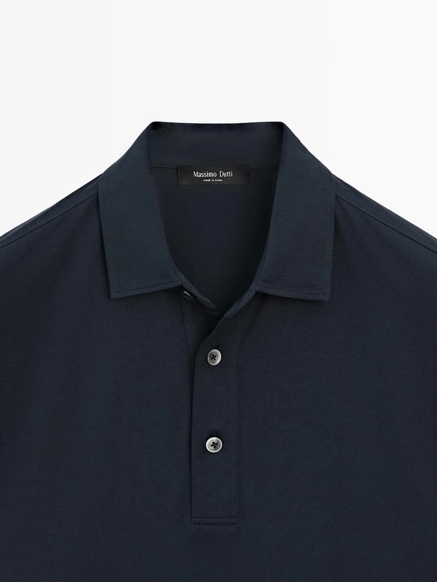 Рубашка-поло из смесового хлопка с короткими рукавами