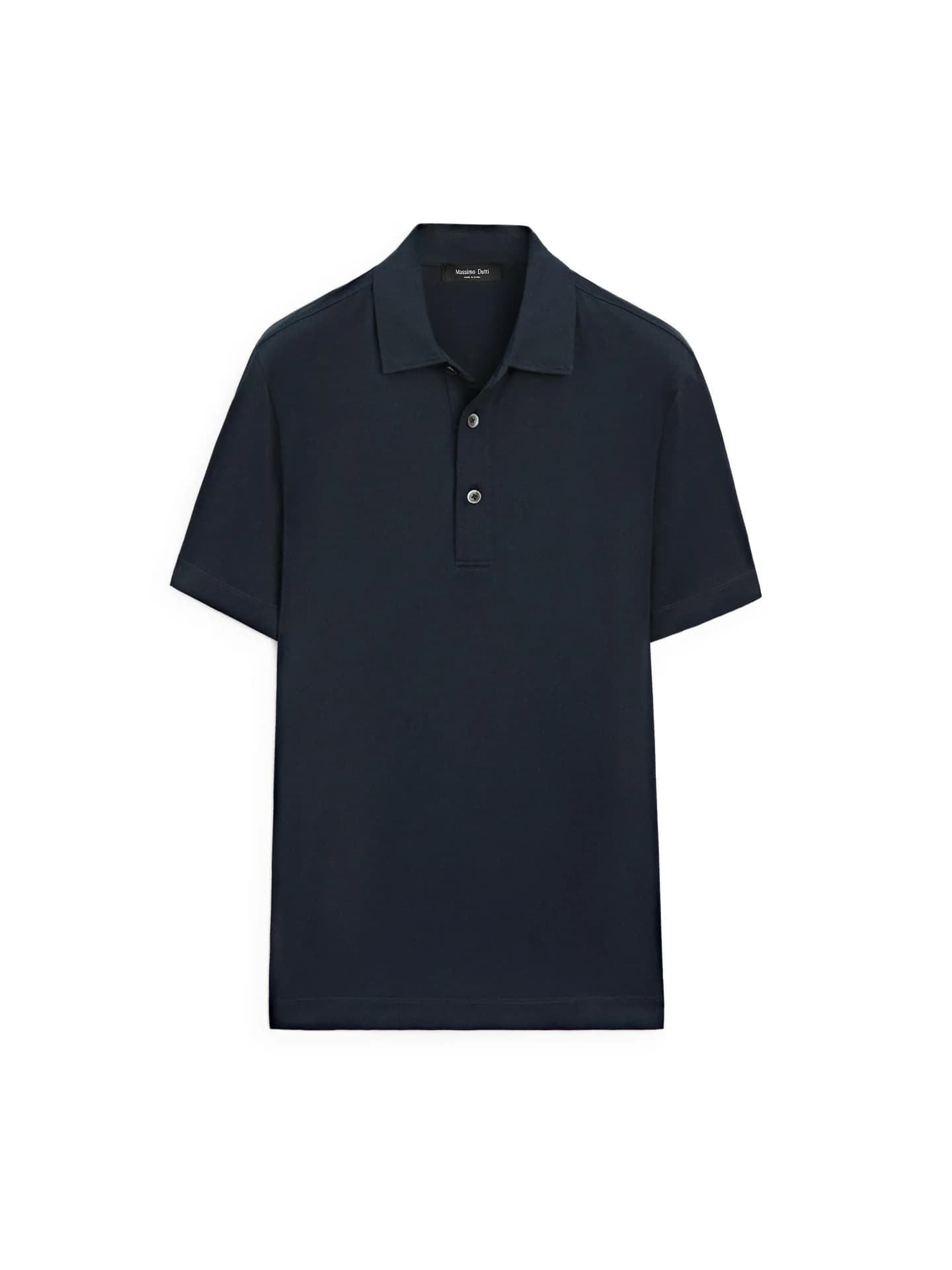 Рубашка-поло из смесового хлопка с короткими рукавами - фото 13