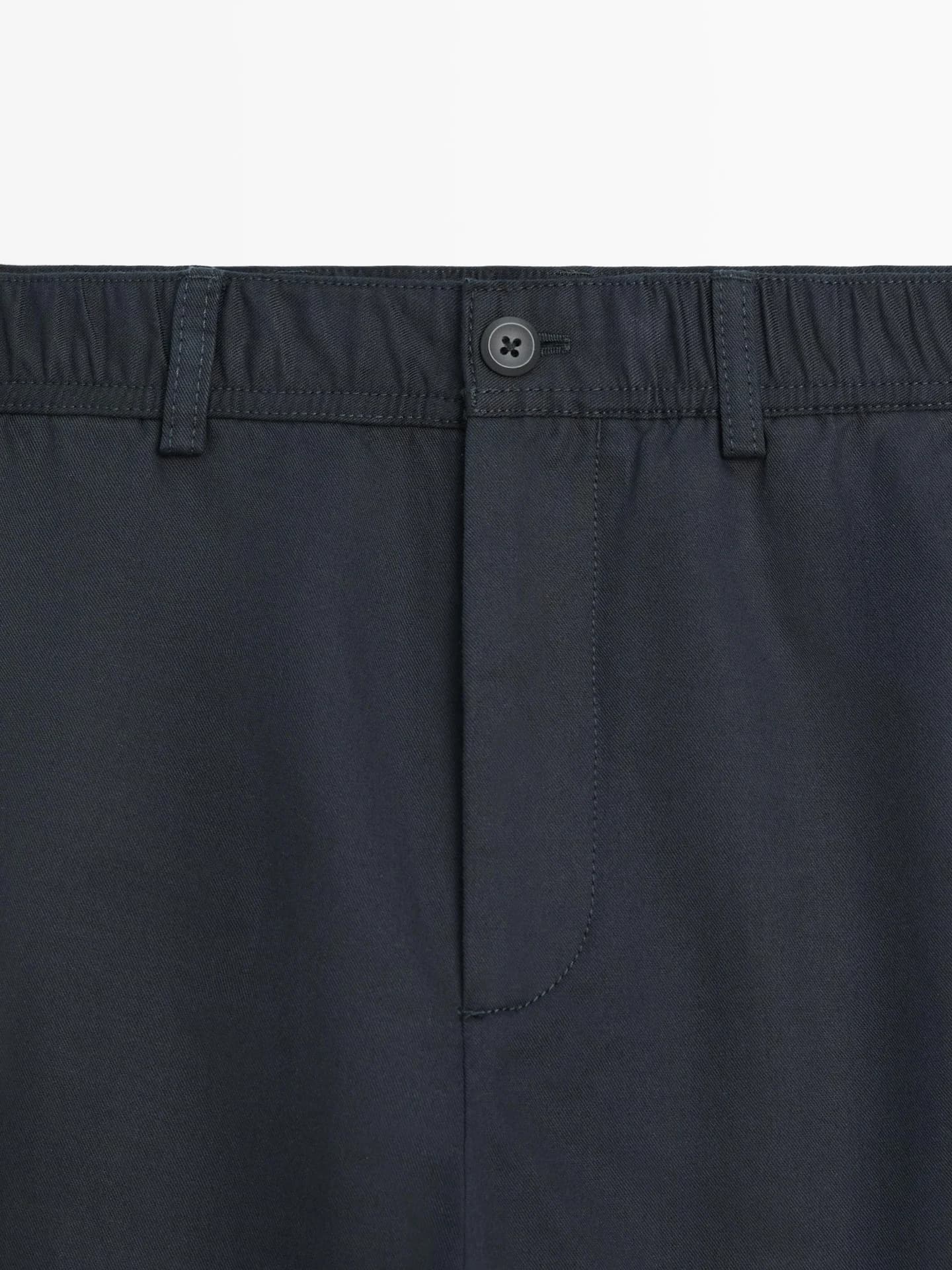 Брюки-джоггеры из хлопка и льна - фото 8