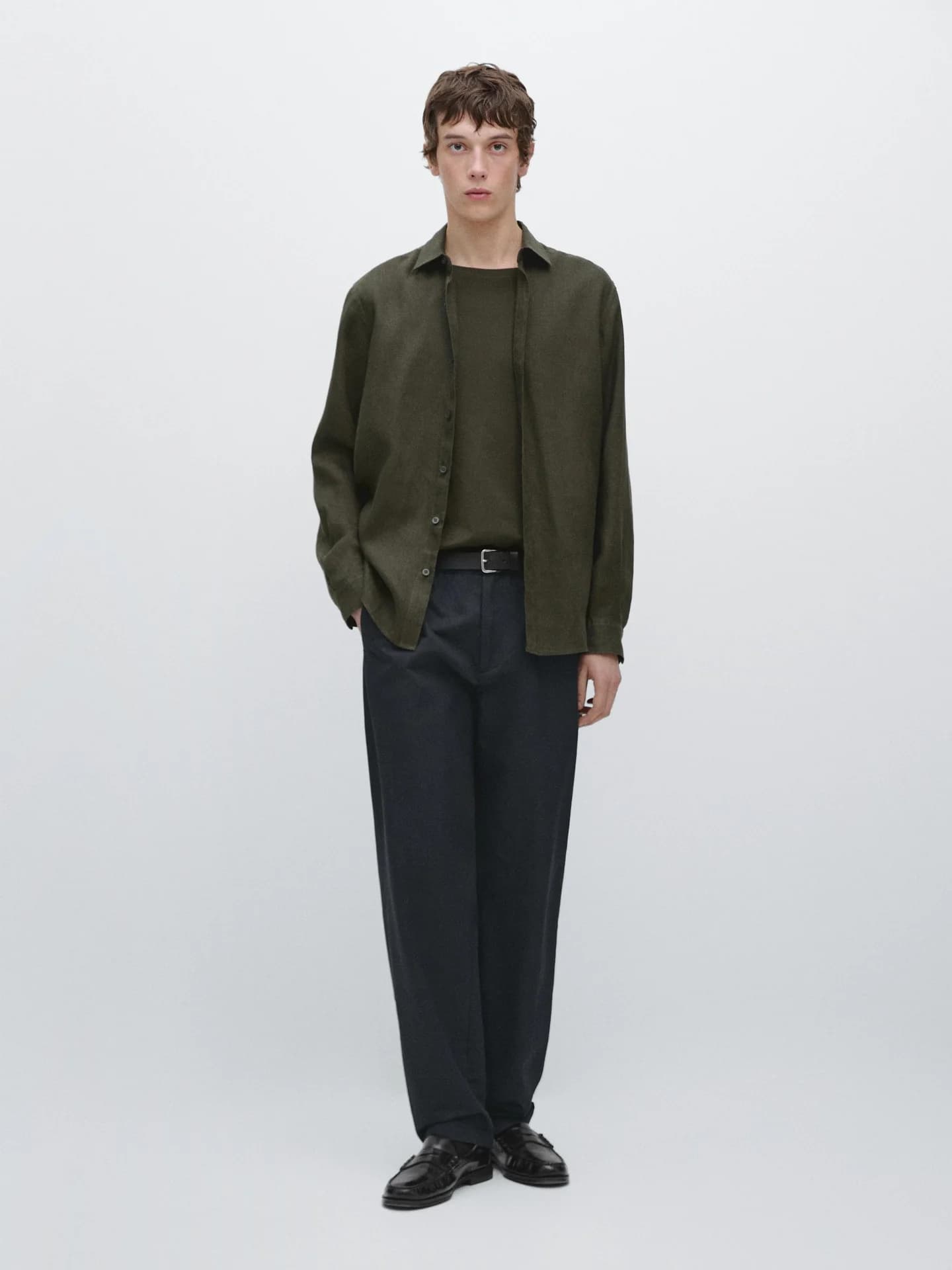 Брюки-джоггеры из хлопка и льна - фото 9