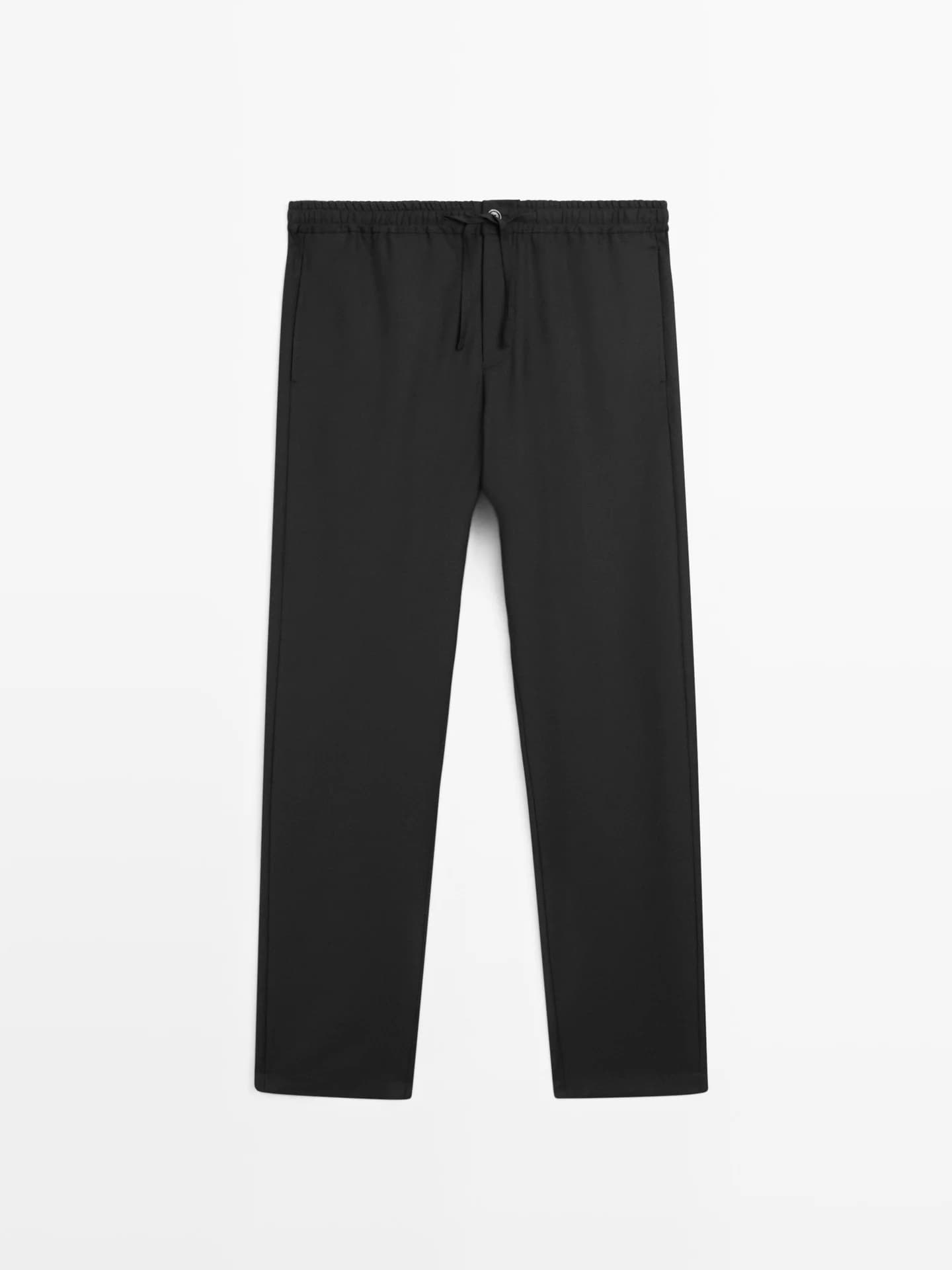 Брюки свободного кроя из шерсти - фото 2