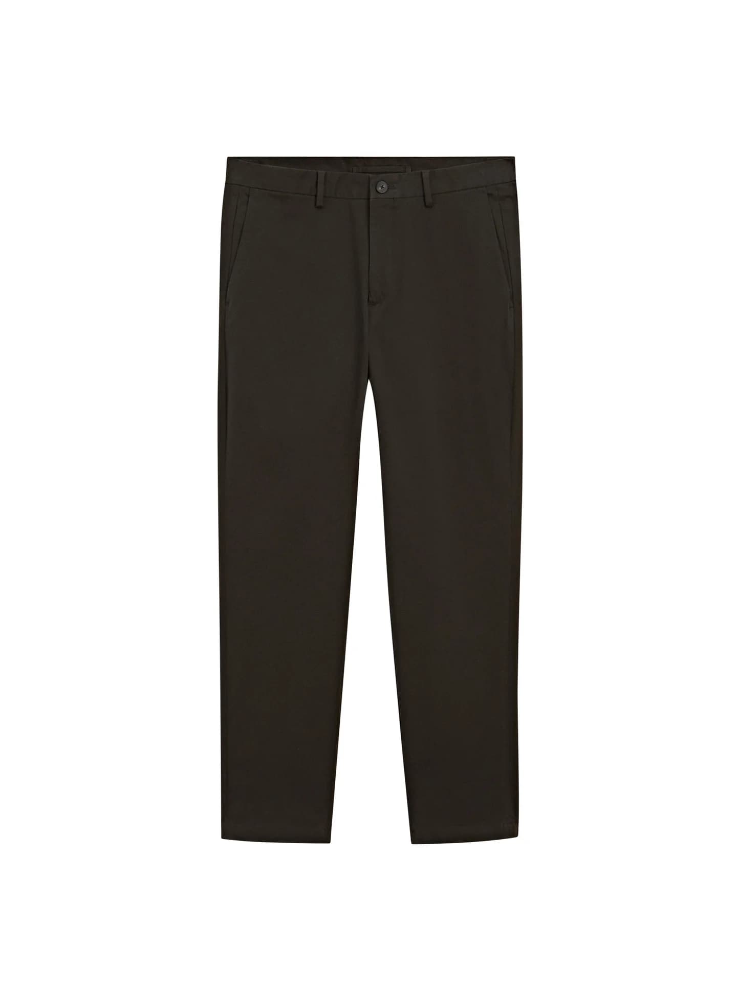 Брюки узкого кроя из хлопка - фото 8