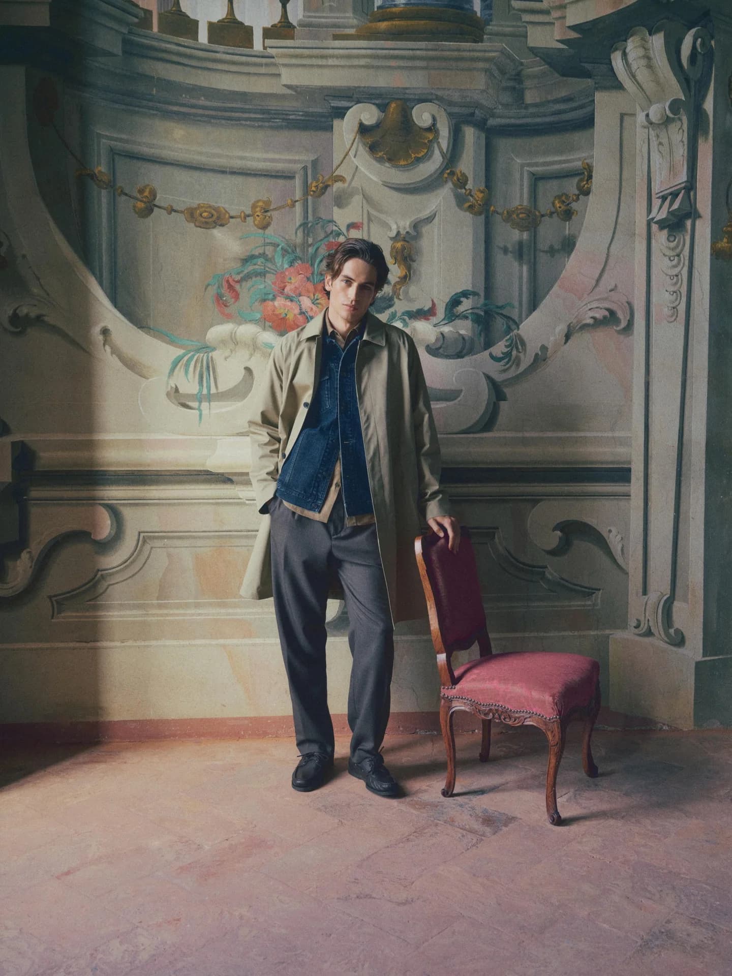 Шерстяные брюки со складками - фото 9