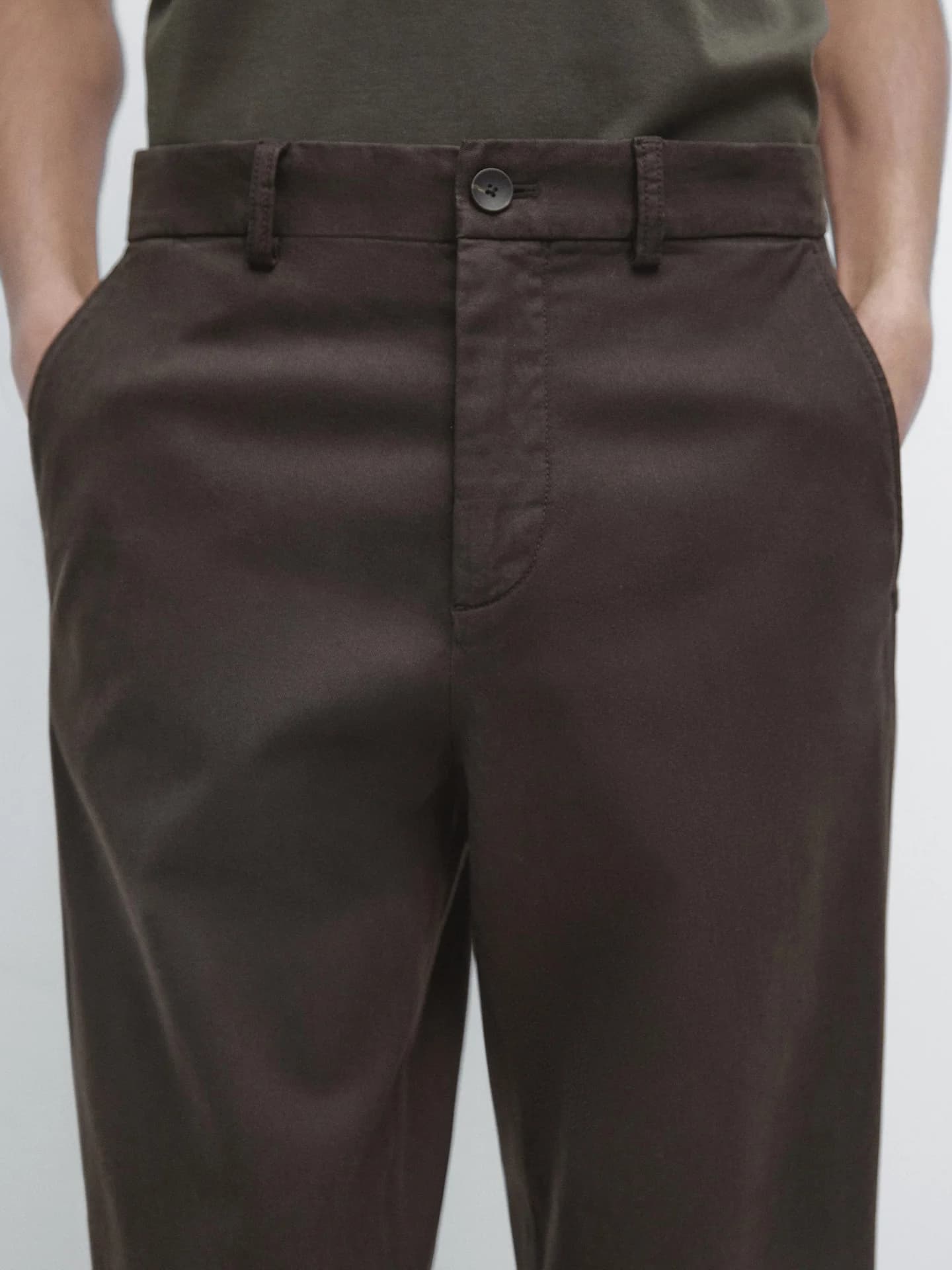 Джоггеры из смесового хлопка - фото 7