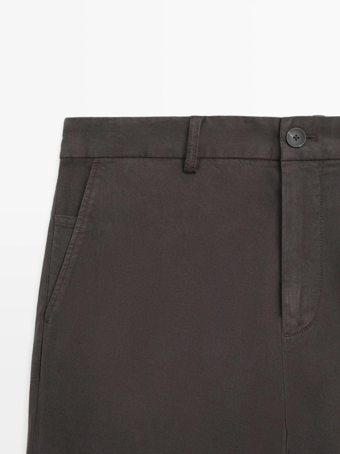 Джоггеры из смесового хлопка - фото 19