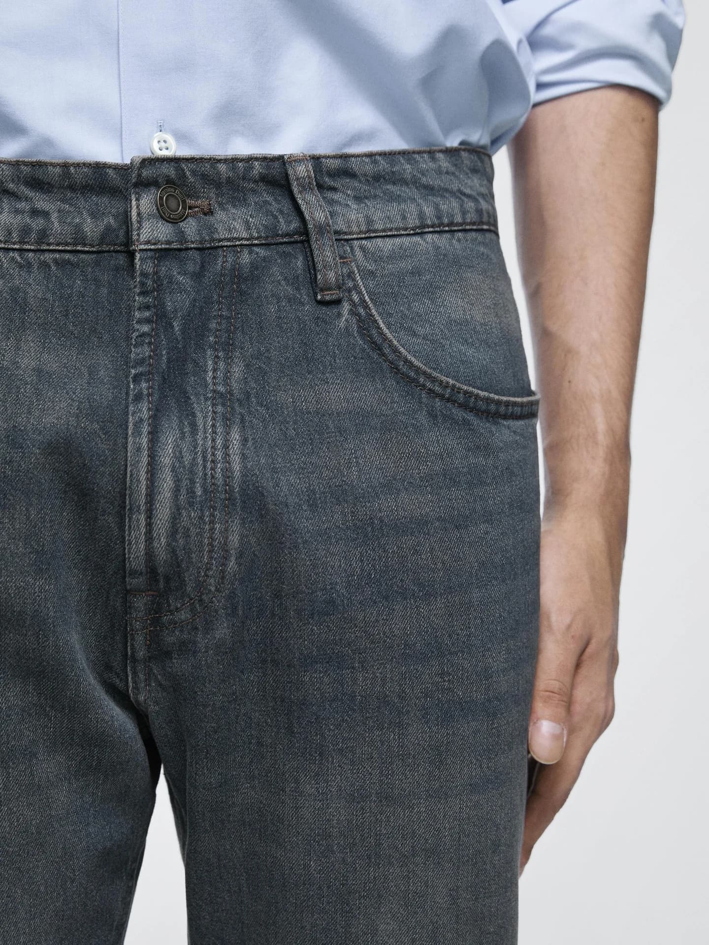 Зауженные джинсы - фото 5