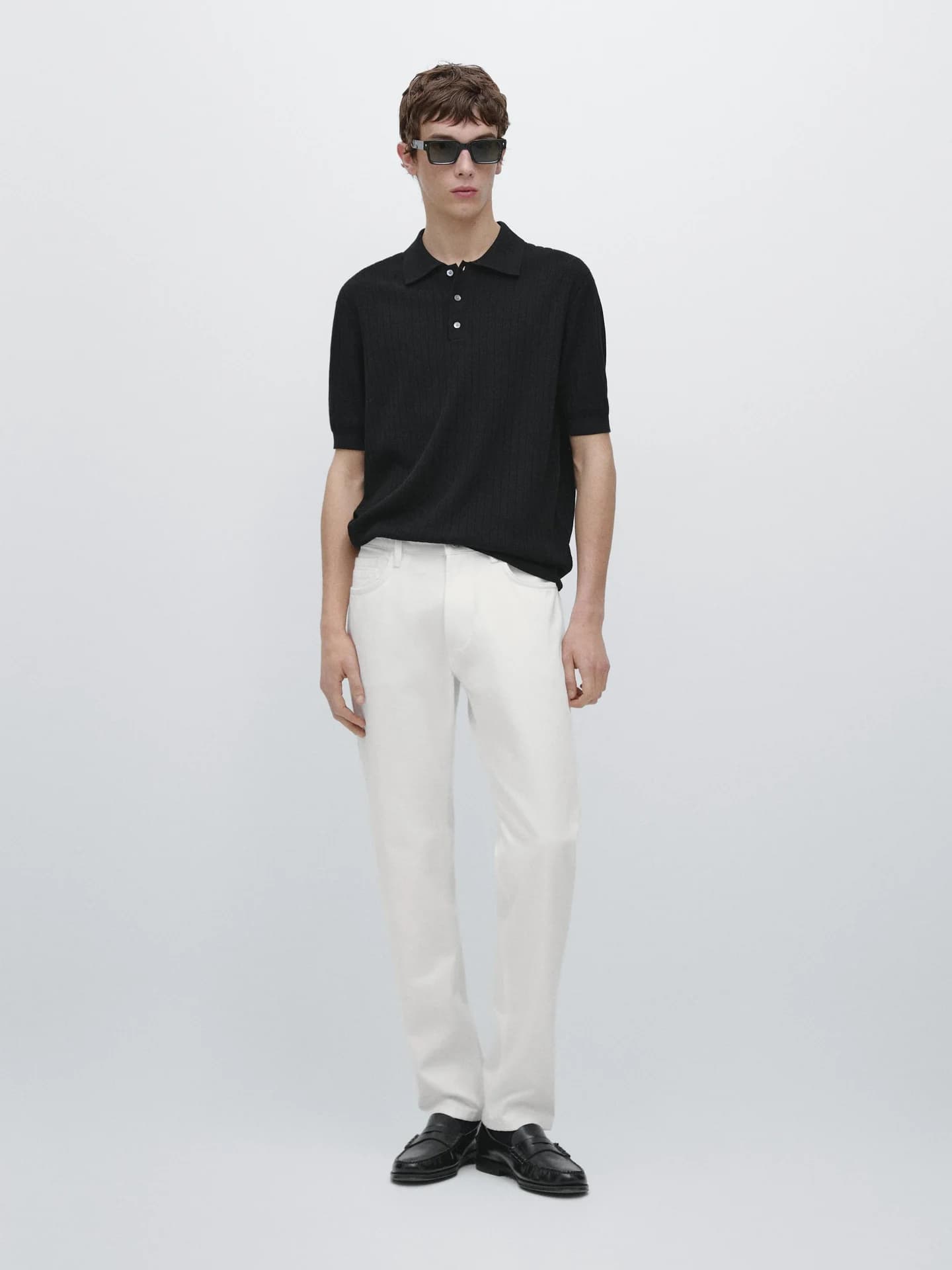 Джинсы узкого кроя - фото 9