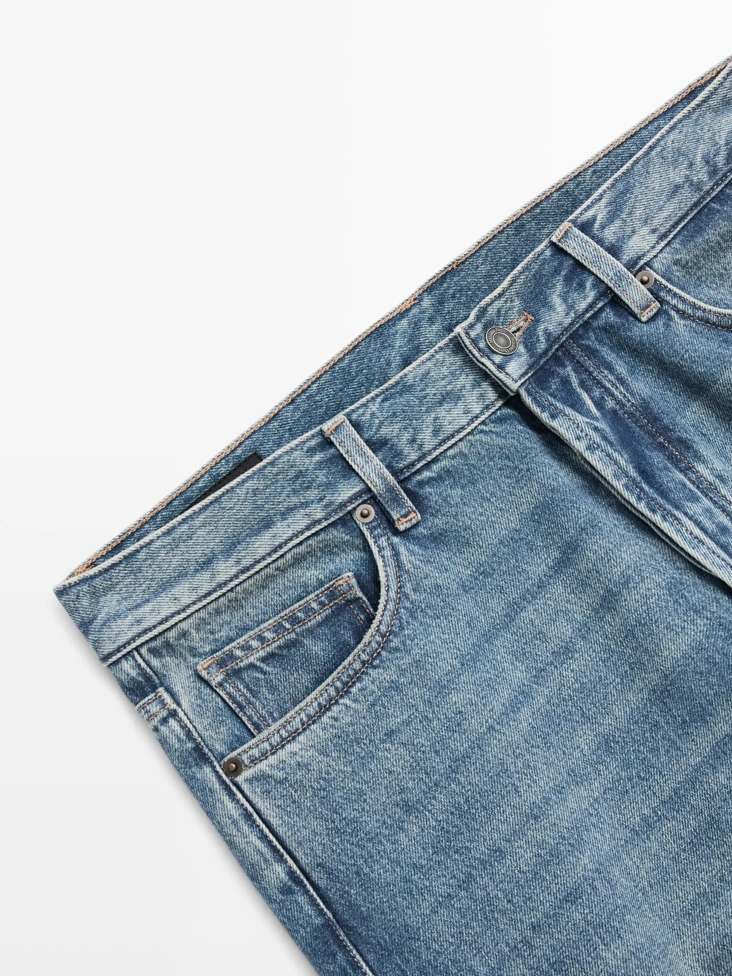 Джинсы прямого кроя - фото 4