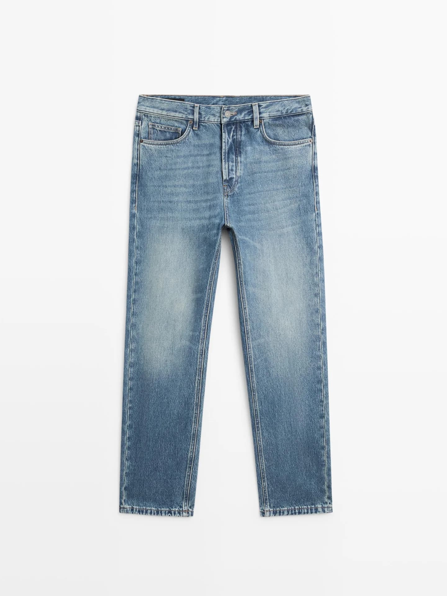 Джинсы прямого кроя - фото 7