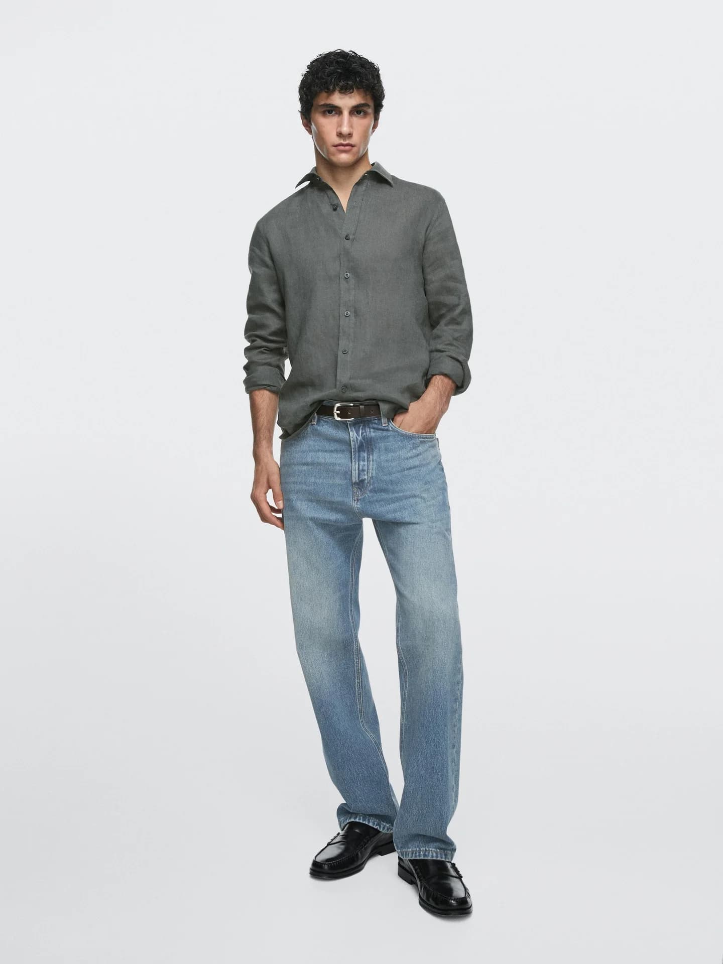 Джинсы прямого кроя - фото 9