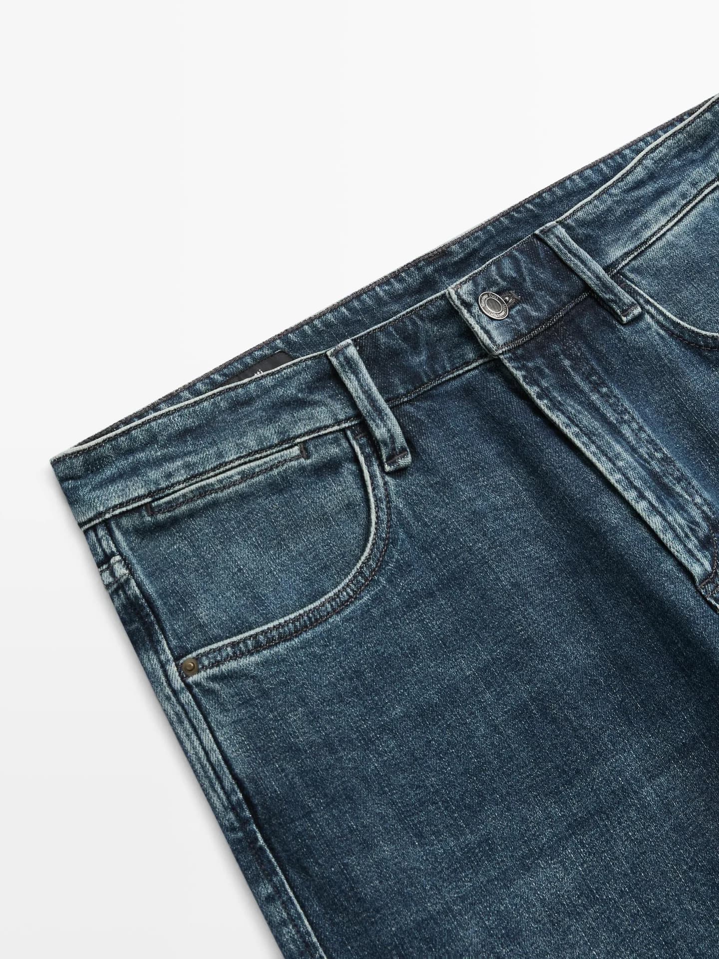 Джинсы узкого кроя - фото 9