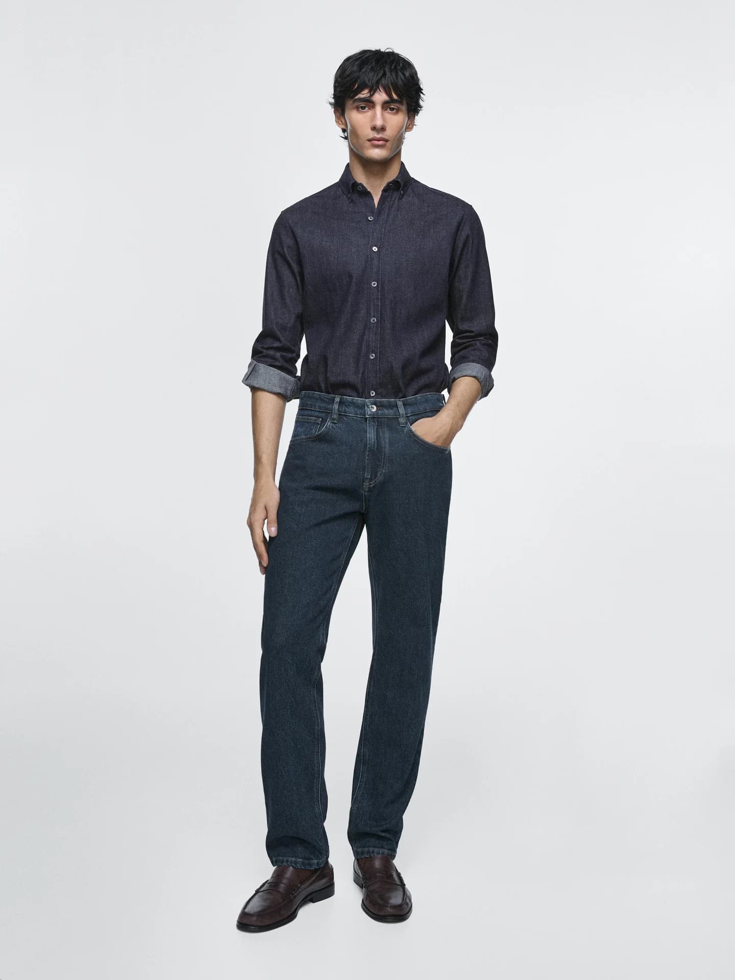 Зауженные джинсы - фото 9