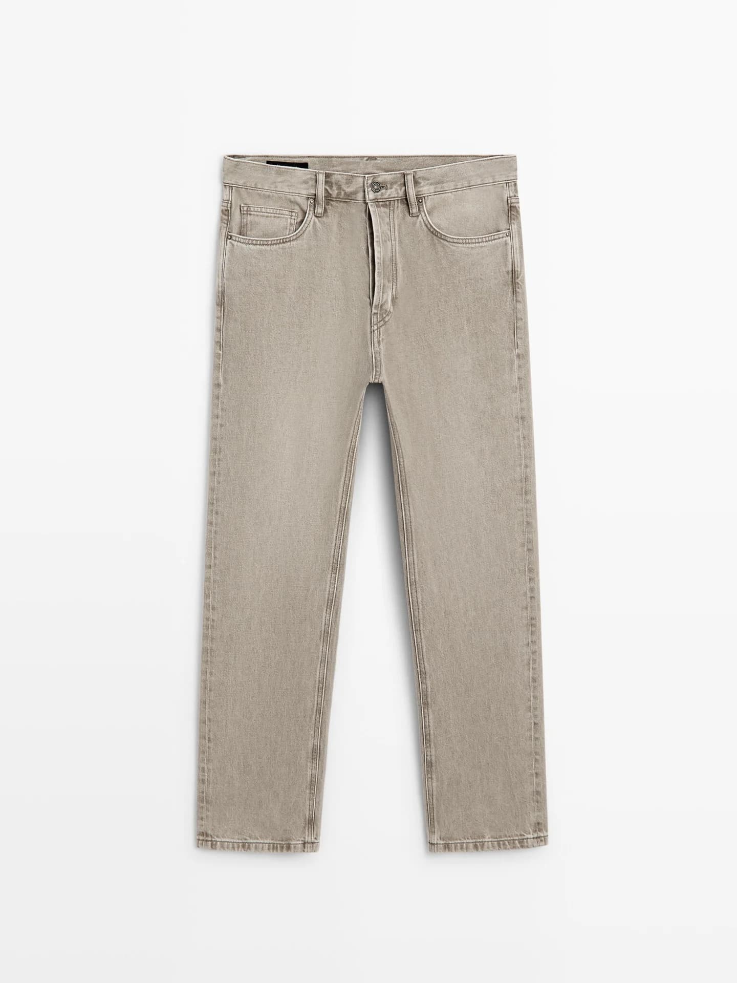 Джинсы прямого кроя - фото 3