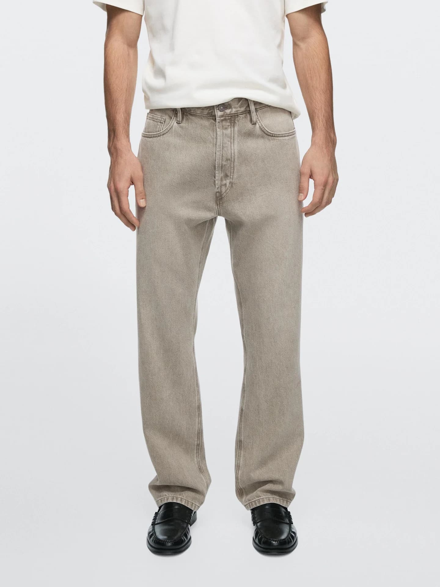 Джинсы прямого кроя - фото 5