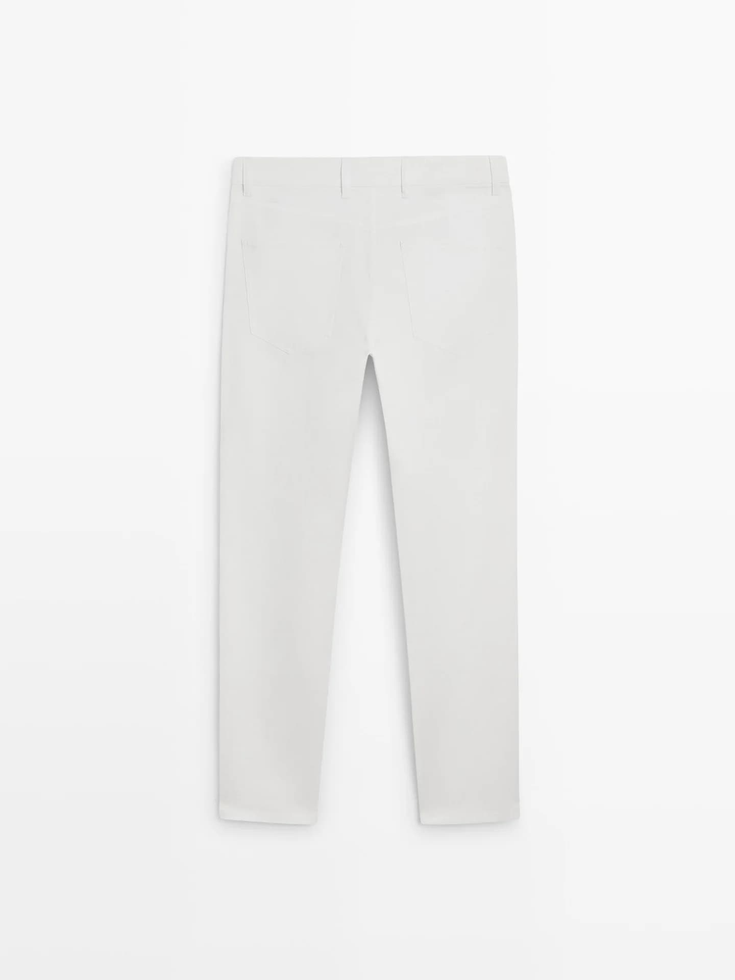 Узкие джинсовые брюки - фото 5