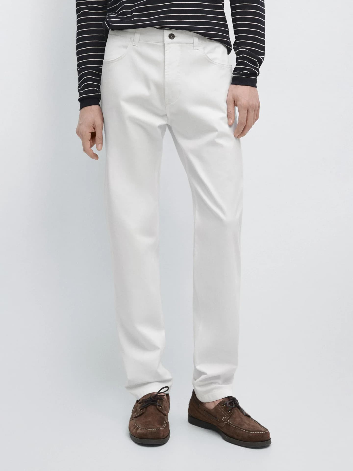 Узкие джинсовые брюки - фото 10