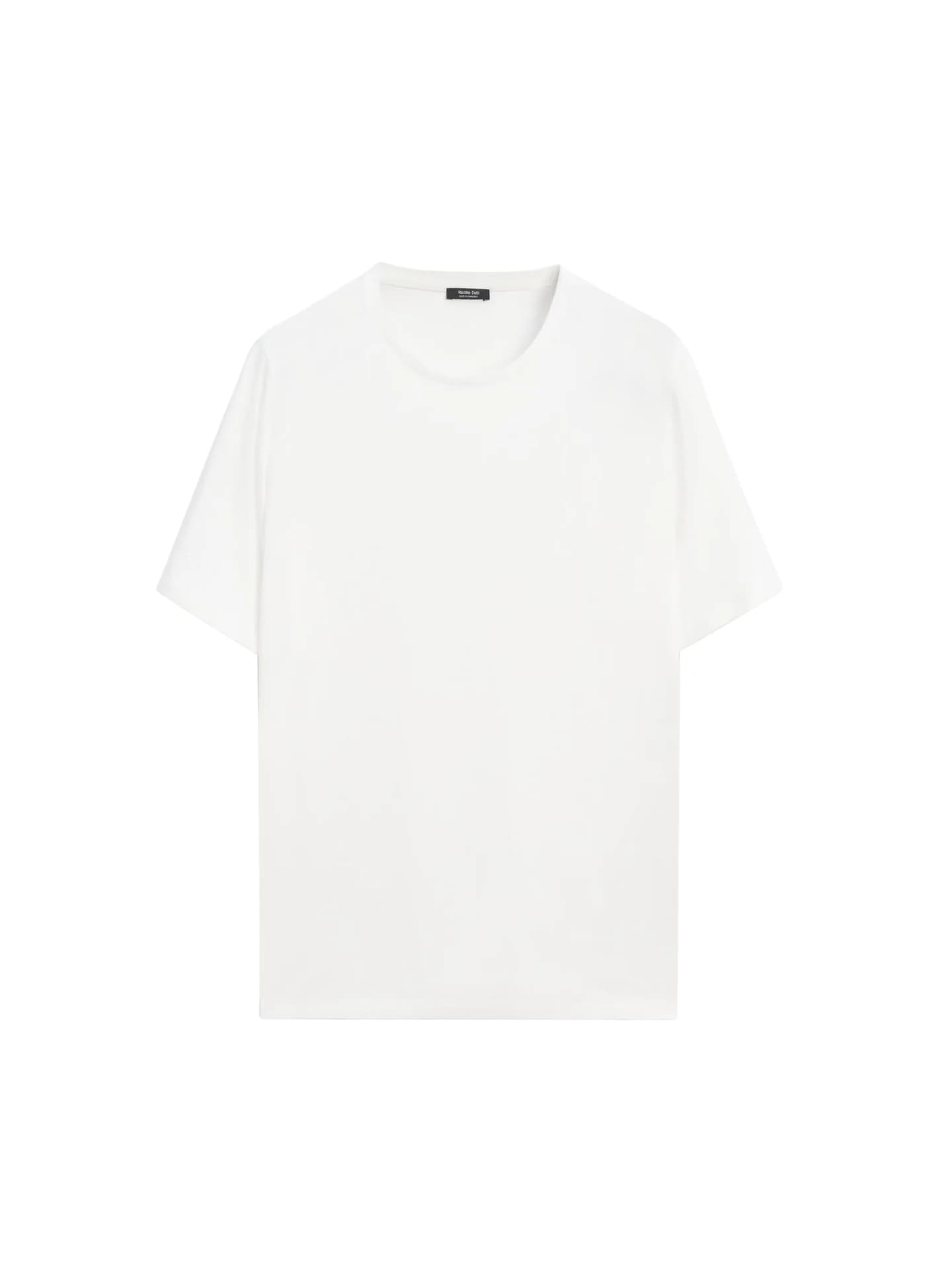 Футболка с короткими рукавами из смесового льна - фото 15