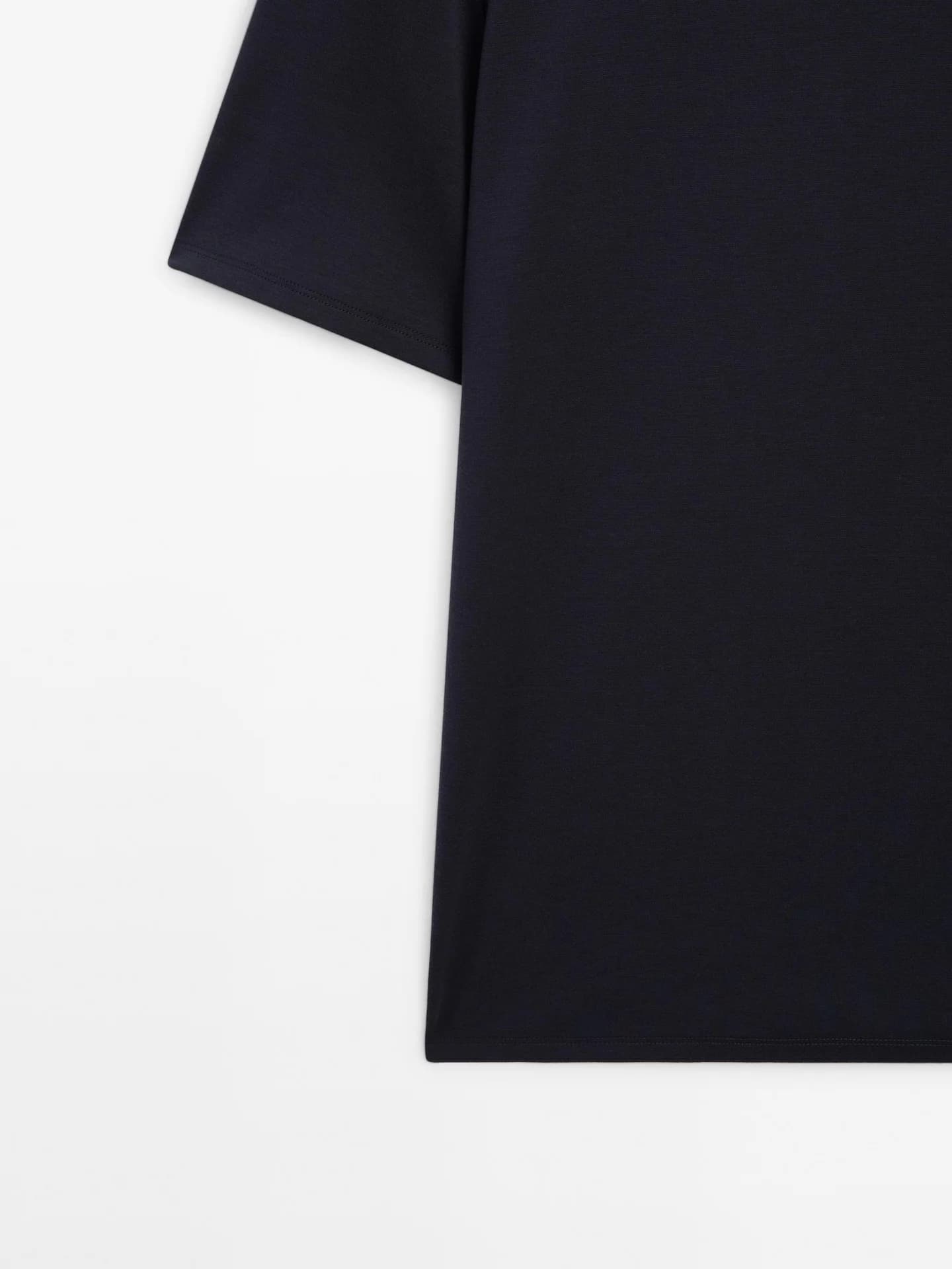 Футболка с короткими рукавами из хлопка и шелка. - фото 19