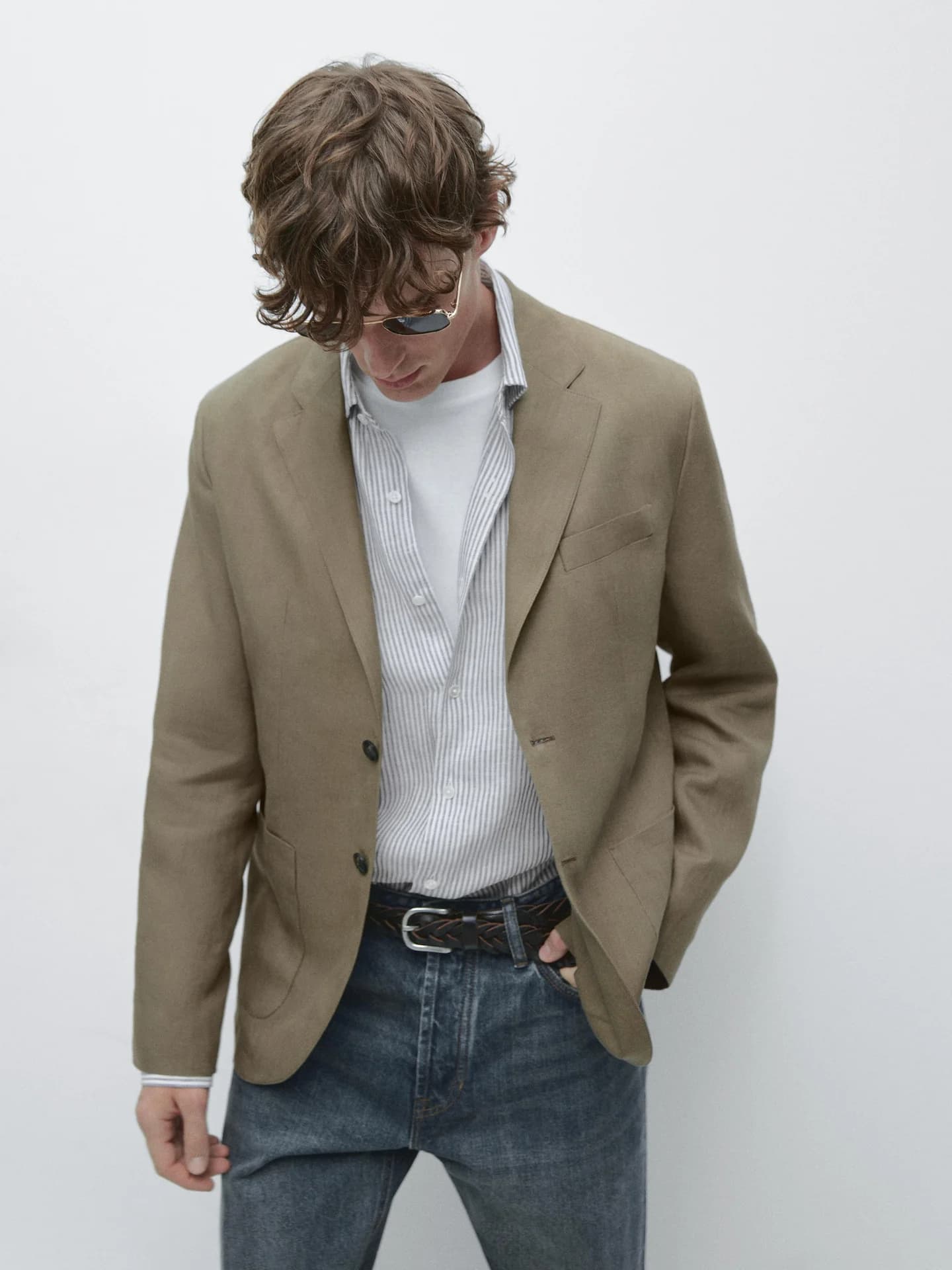 Льняная куртка - фото 3