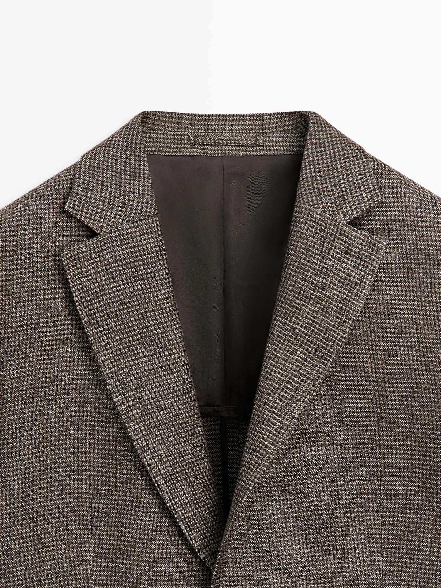 Льняная куртка с декоративными карманами - фото 6