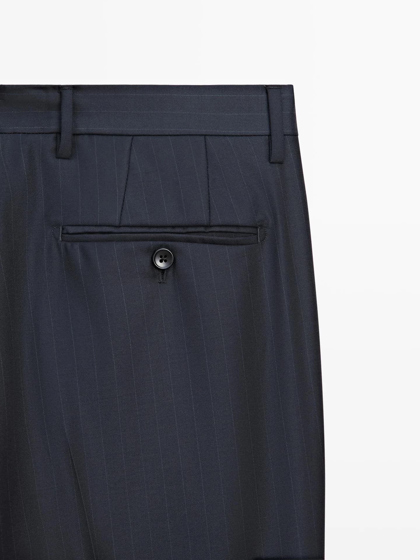 Шерстяные костюмные брюки - фото 4