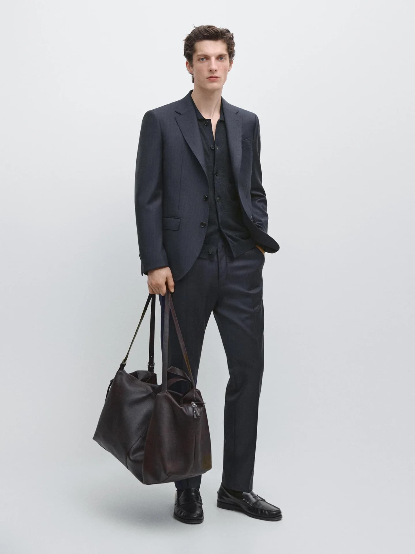 Шерстяные костюмные брюки - фото 9